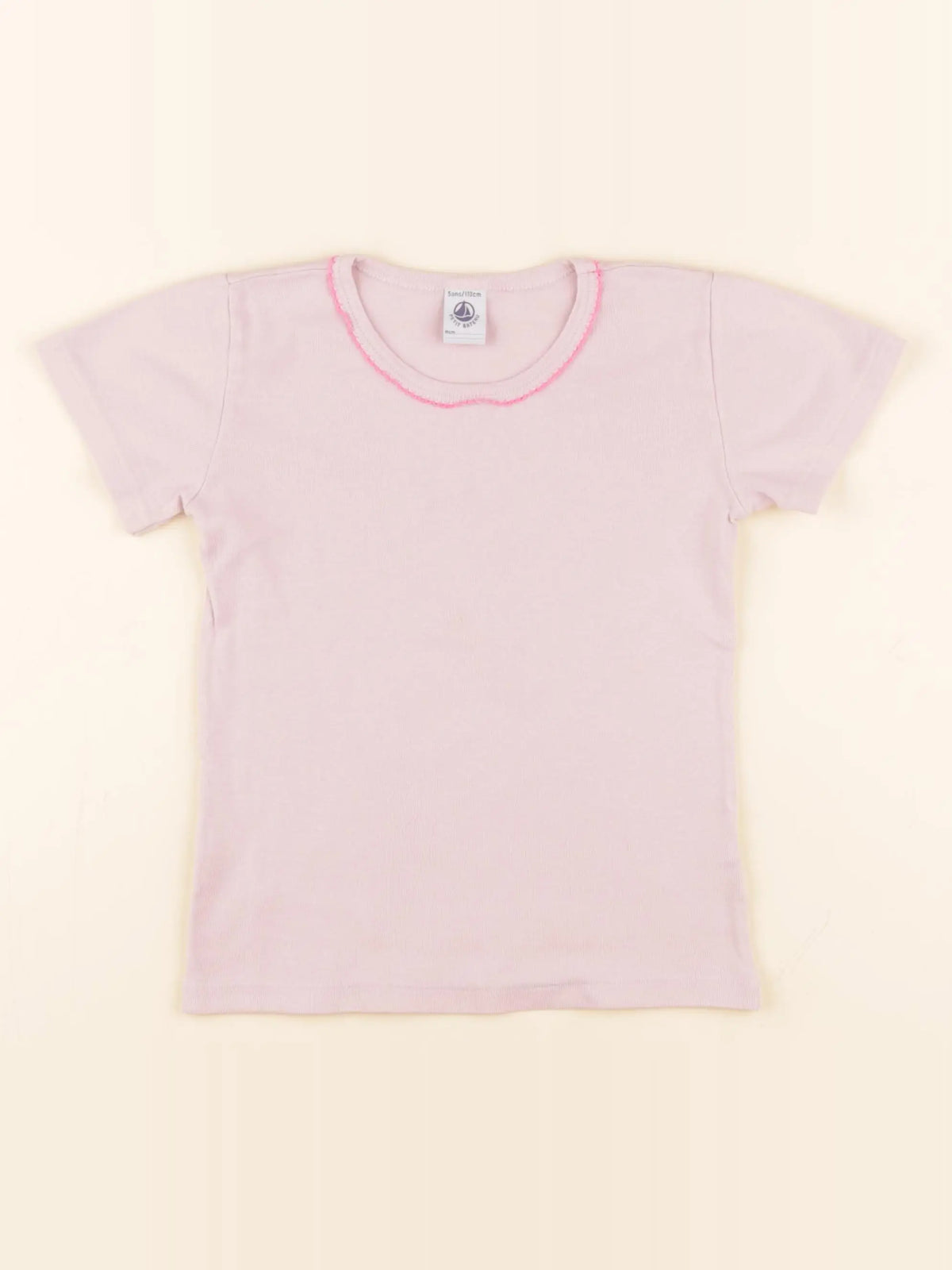 Petit Bateau - maillot de corps rose - 5 ans