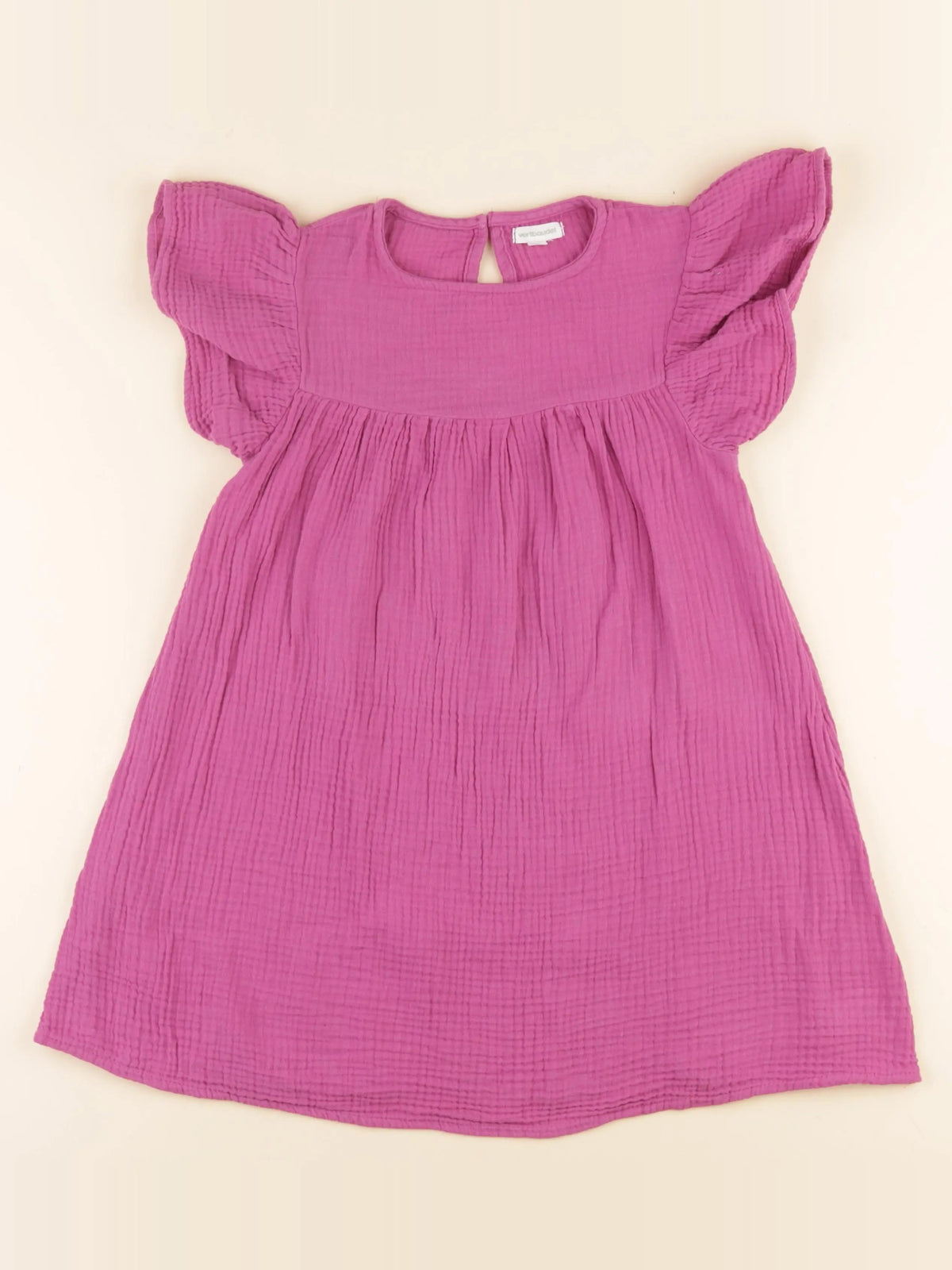 Vertbaudet - robe violet - 7 ans
