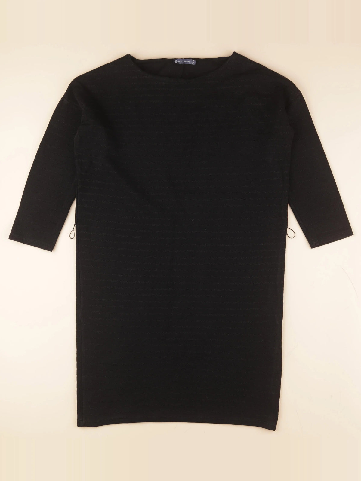 Petit Bateau - robe noir, argent - 12 ans