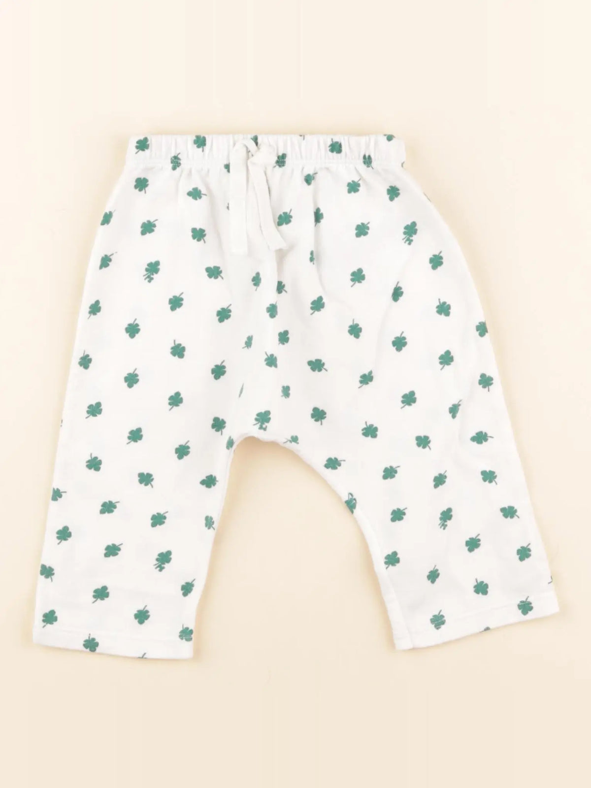 Petit Bateau - sarouel blanc - 6 mois