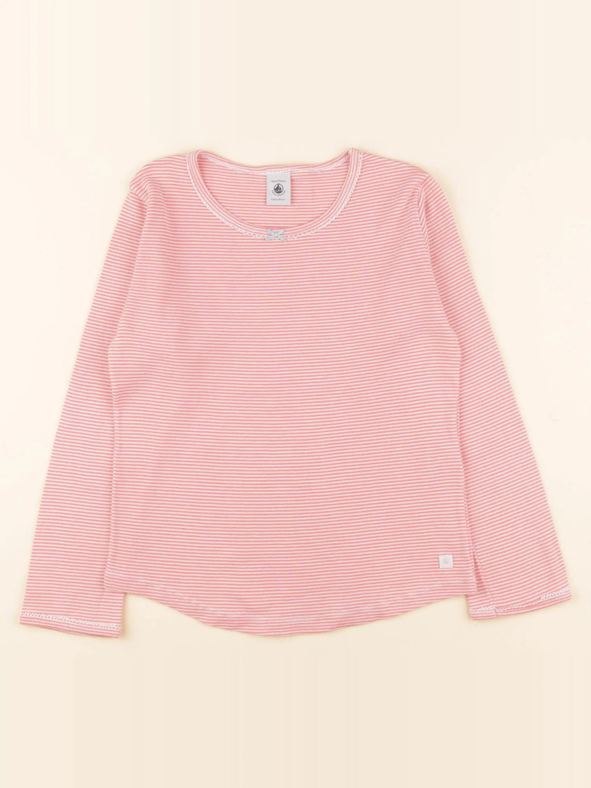 Petit Bateau - maillot de corps rose - 6 mois