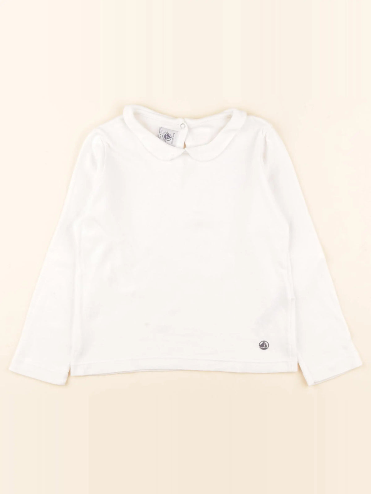 Petit Bateau - tee-shirt blanc - 5 ans