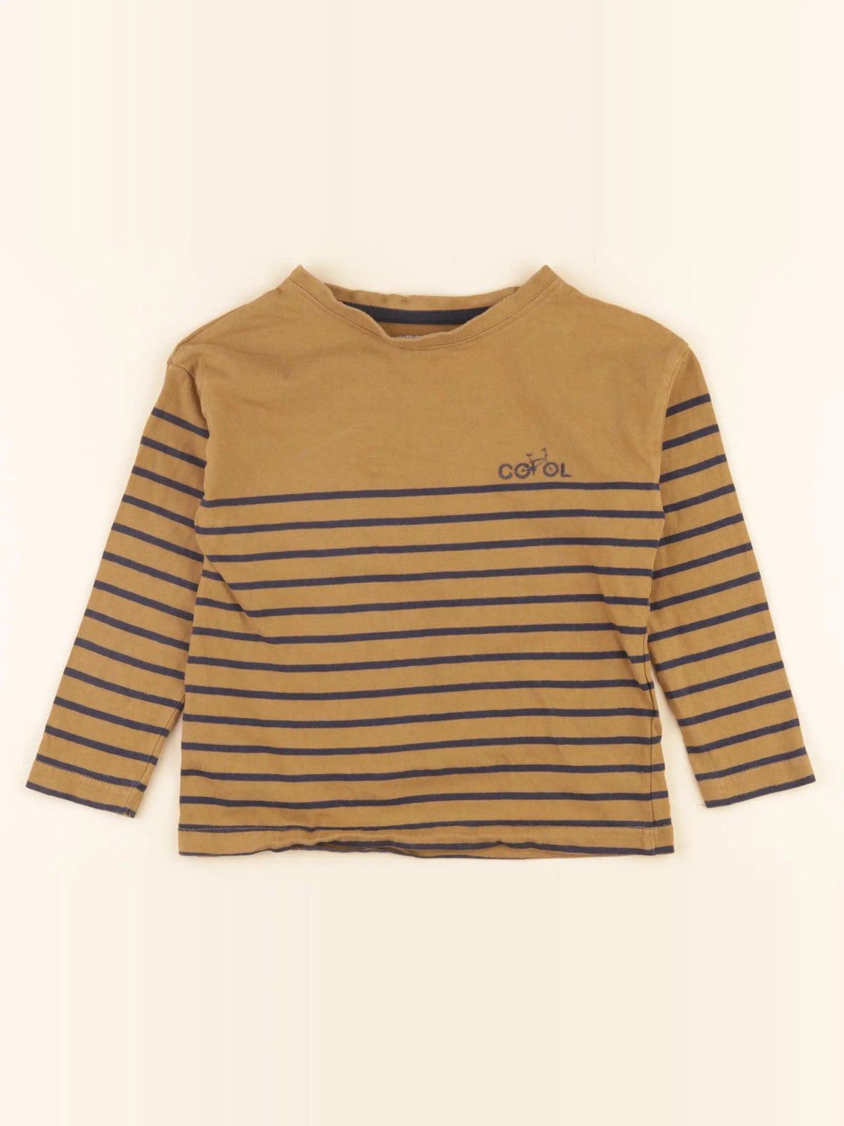 Vertbaudet - tee-shirt marron - 5 ans