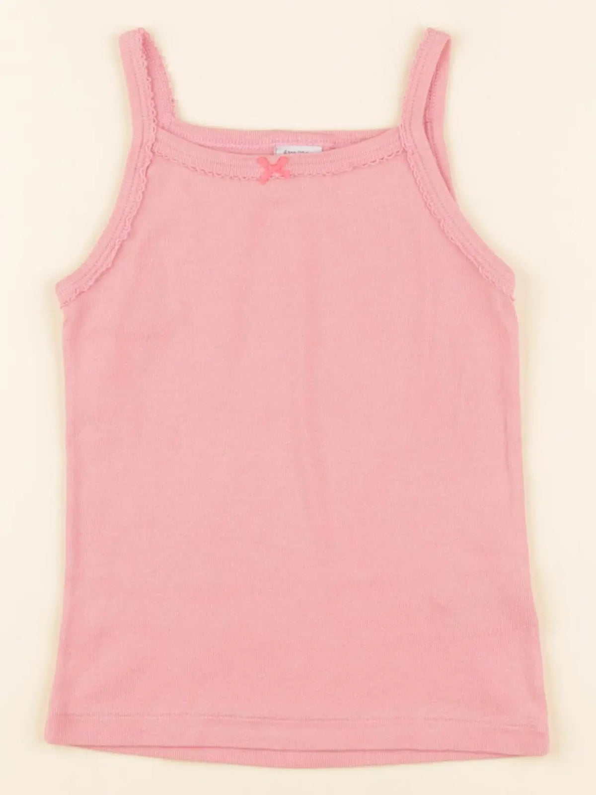 Petit Bateau - maillot de corps rose - 4 ans