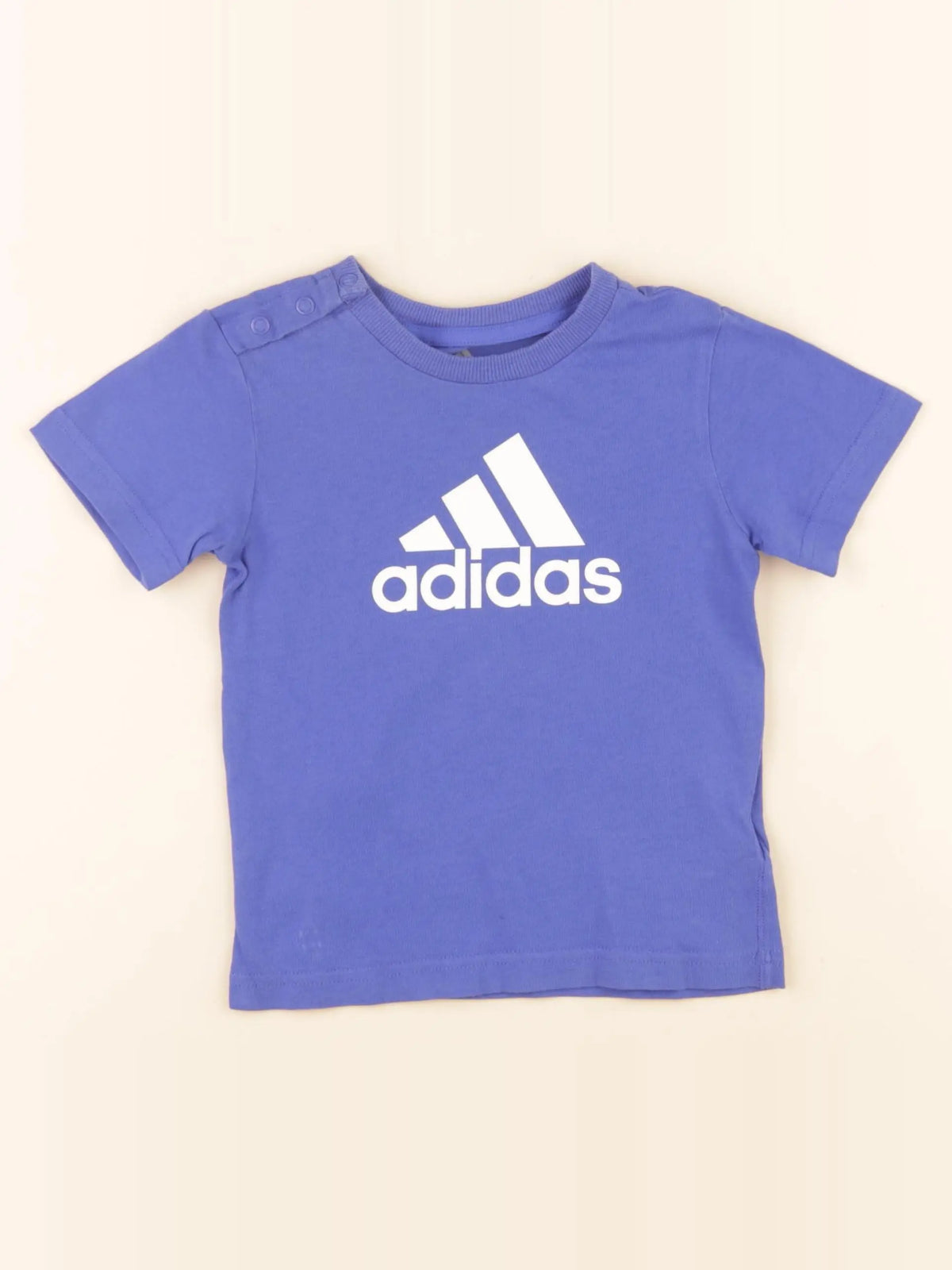 Adidas - tee-shirt bleu - 12/18 mois