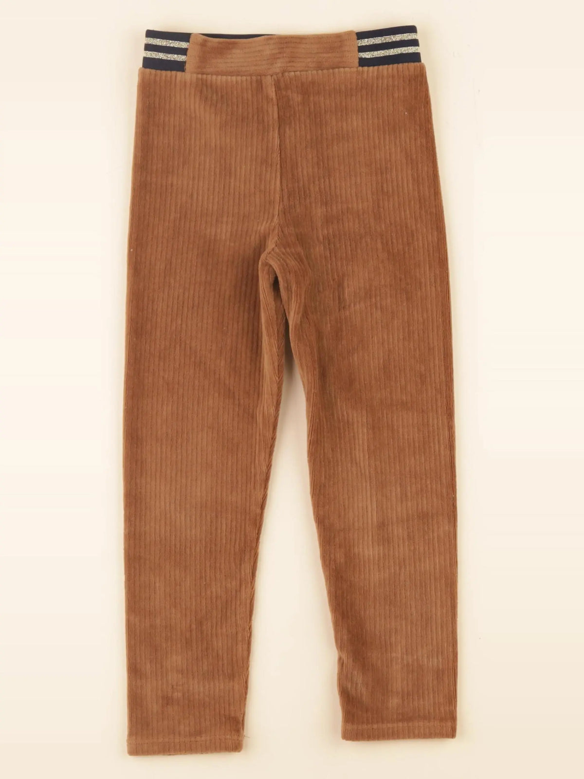 Vertbaudet - pantalon marron, or - 5 ans