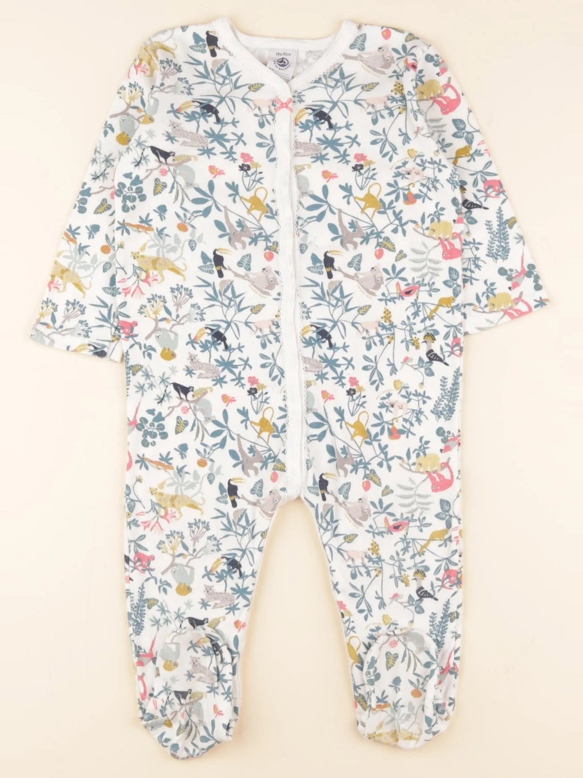 Petit Bateau - pyjama coton multicolore - 18 mois