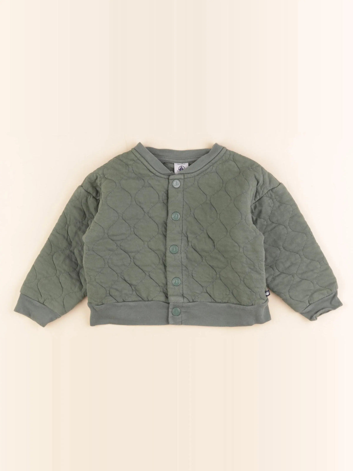Petit Bateau - veste vert - 36 mois