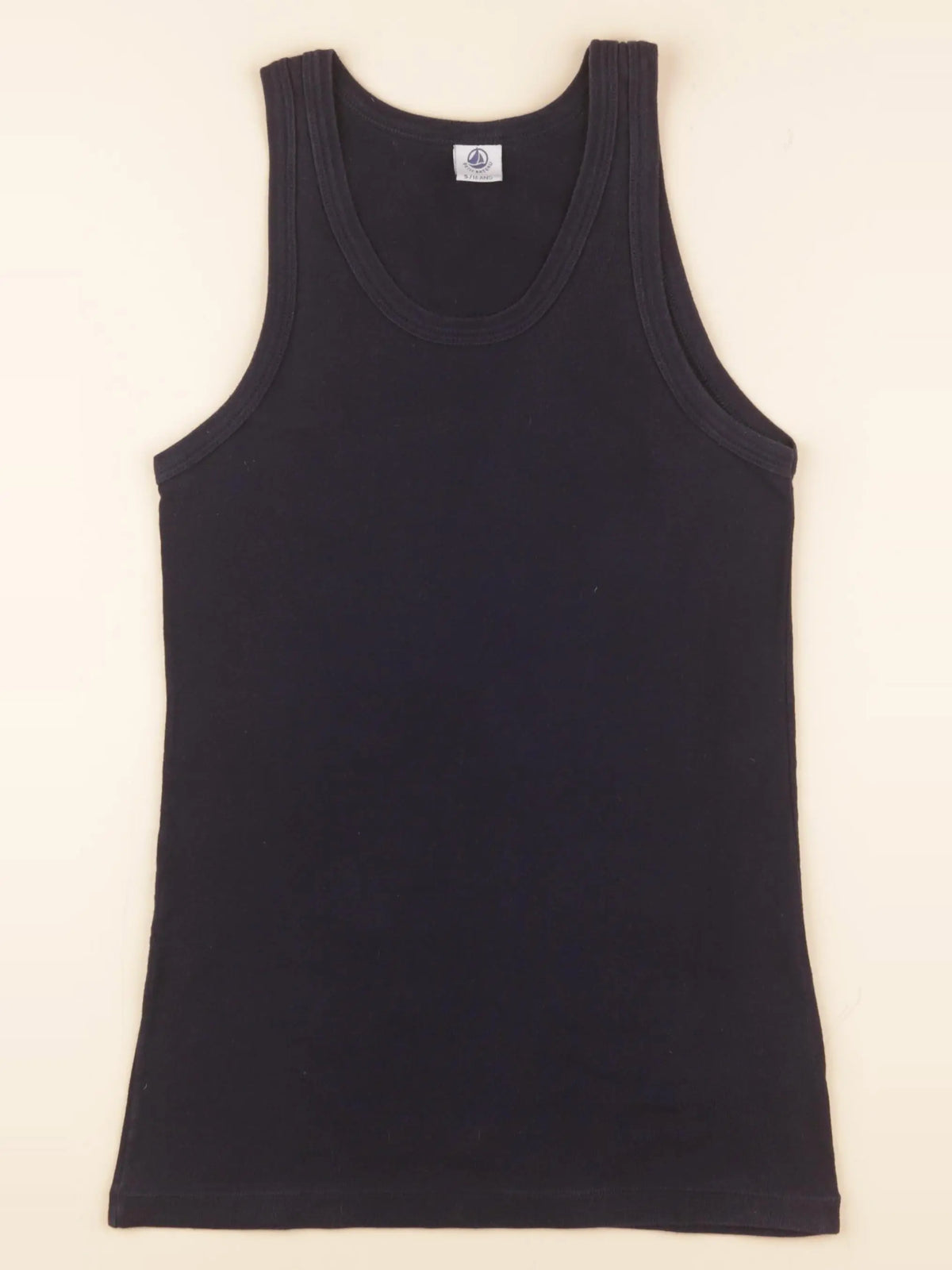Petit Bateau - maillot de corps bleu - 16 ans