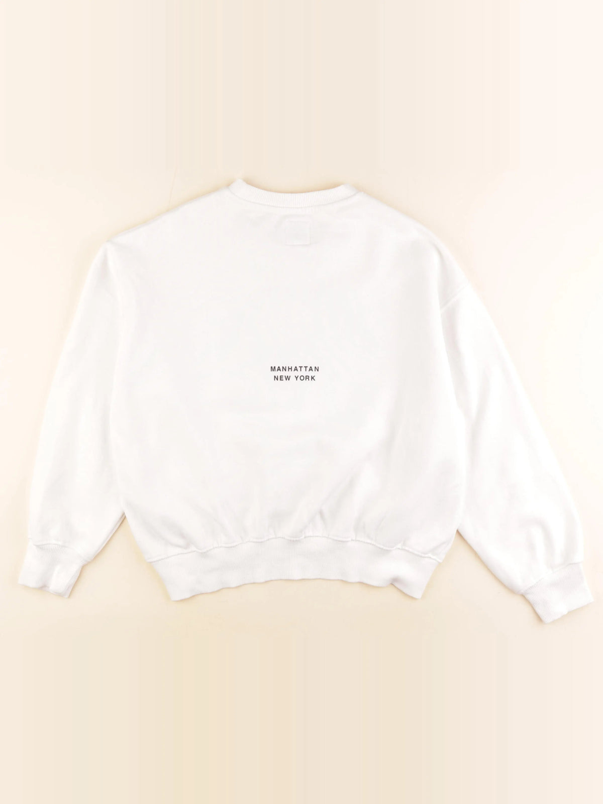 Zara - sweat imprimé au dos blanc - 12/13 ans