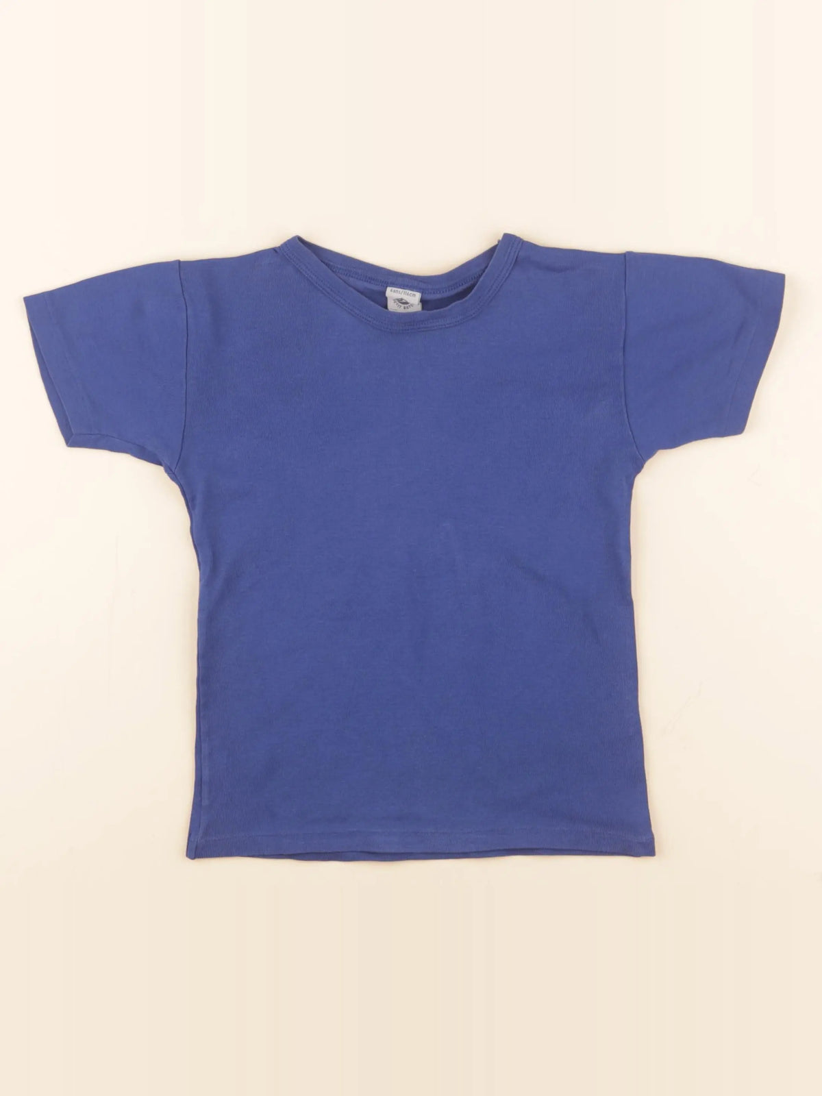 Petit Bateau - tee-shirt bleu - 6 ans