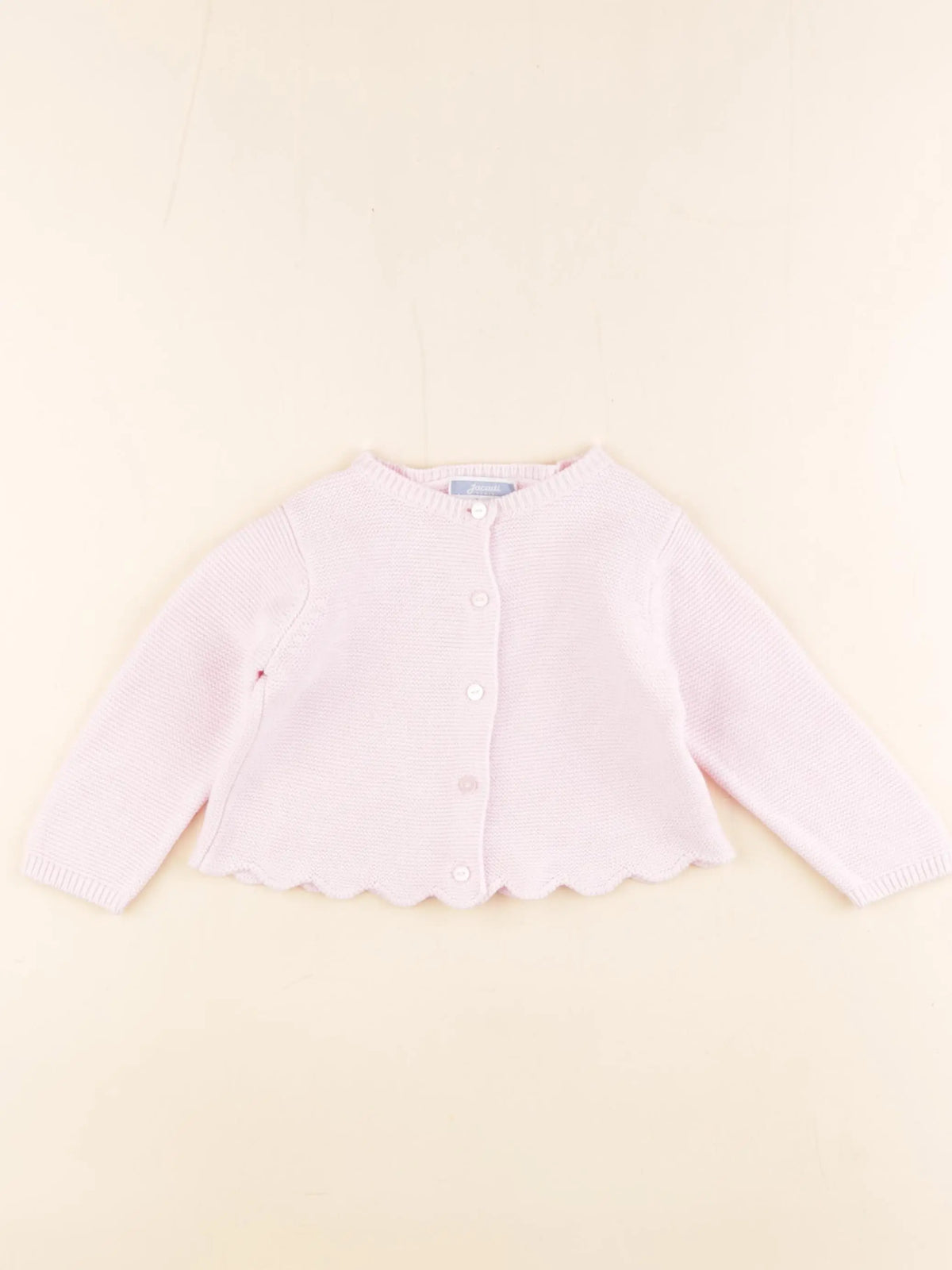 Jacadi - gilet rose - 12 mois