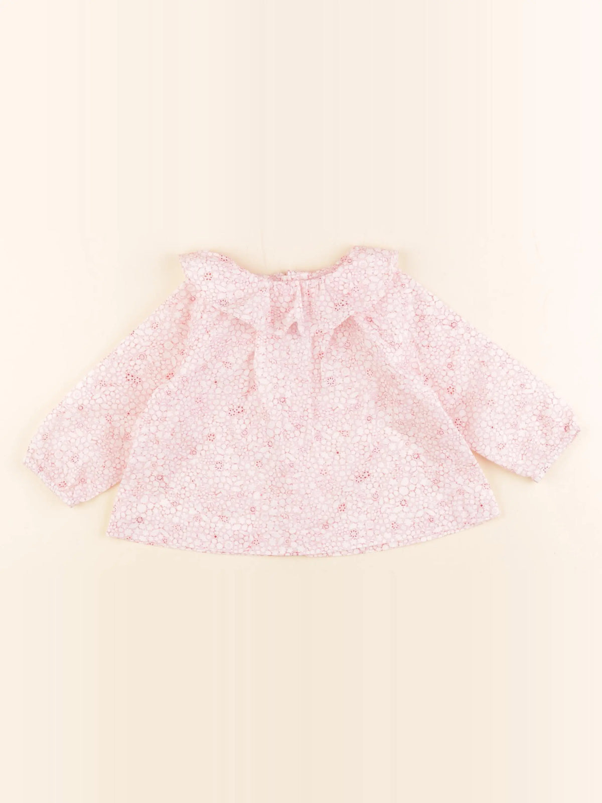Jacadi - blouse liberty rose - 12 mois