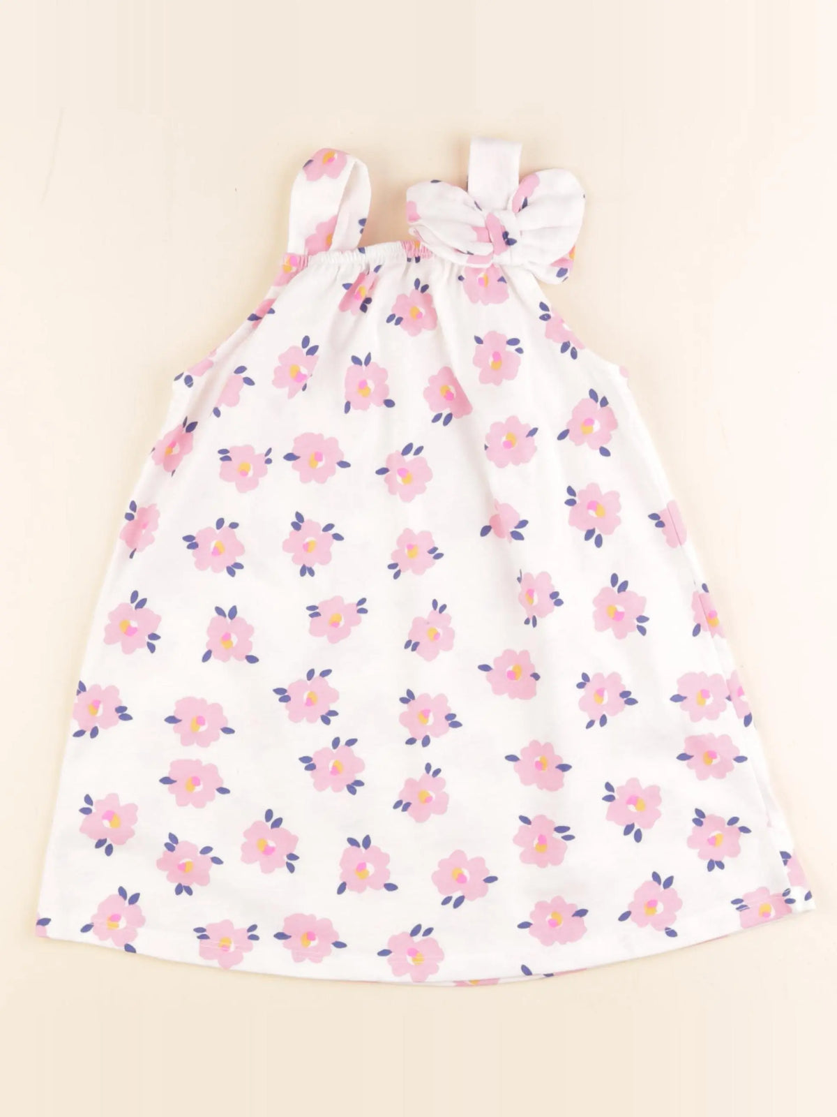Zara - robe blanc, rose - 3 ans