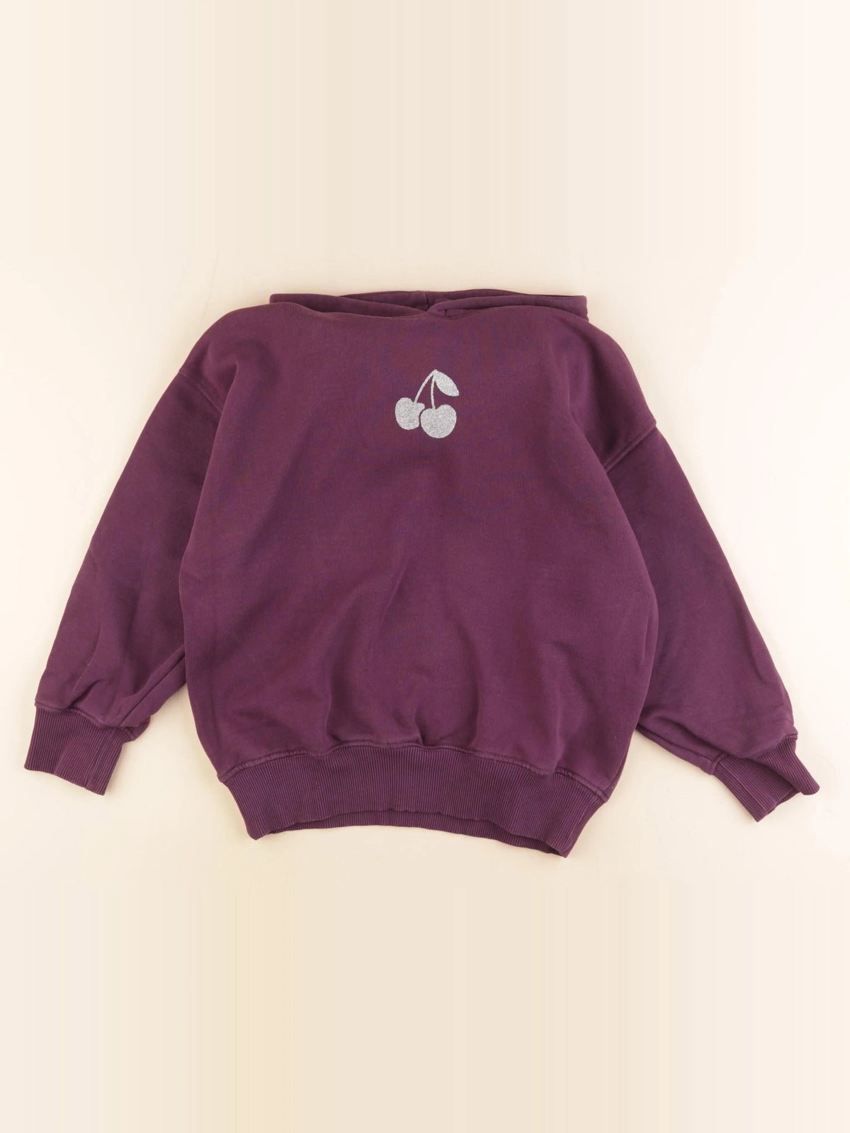 Zara - sweat imprimé au dos violet - 8/9 ans