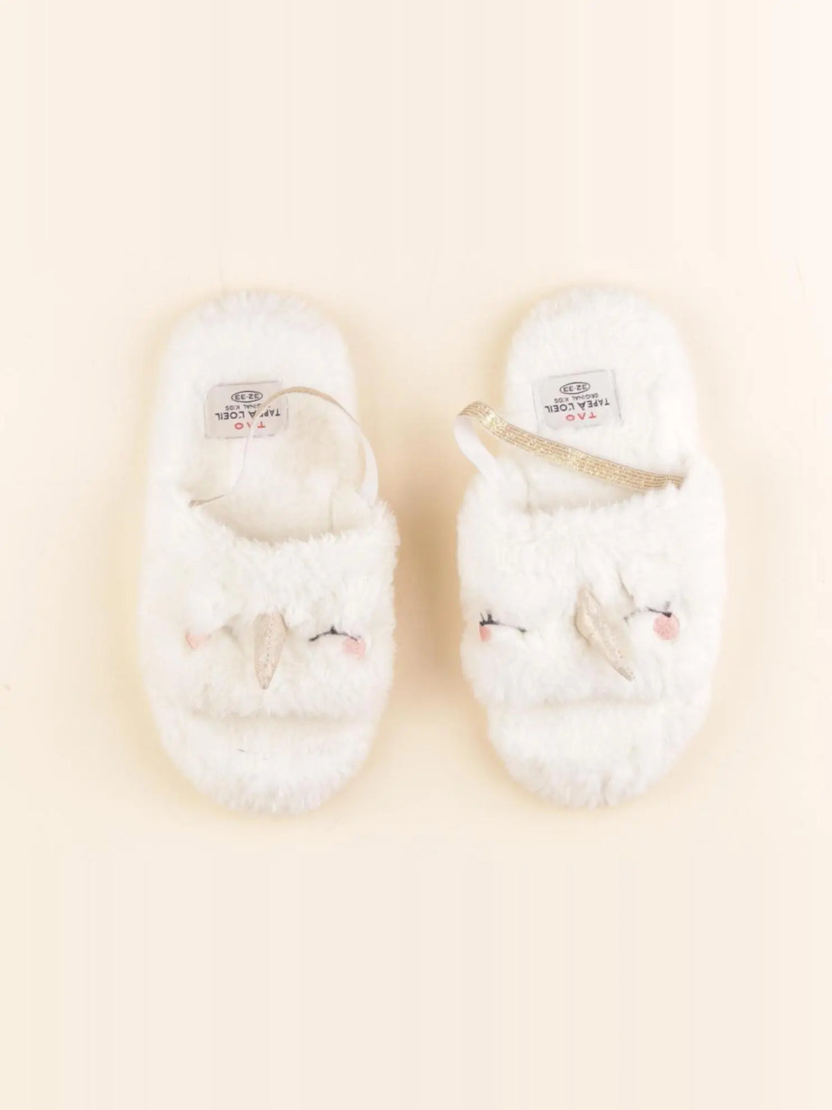 Tape à l'oeil - chaussons blanc - pointure 32/33