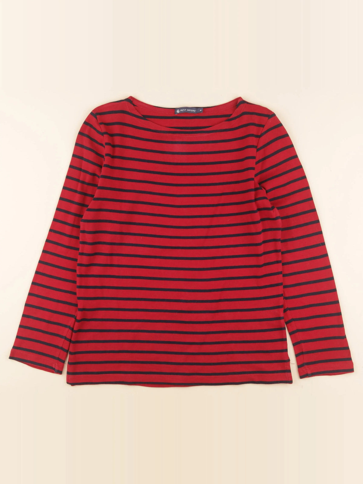 Petit Bateau - tee-shirt rouge - 16 ans