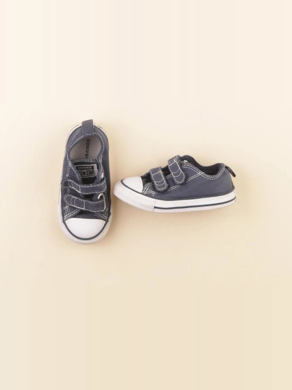 Converse - tennis à scratch/ lacets bleu - pointure 22