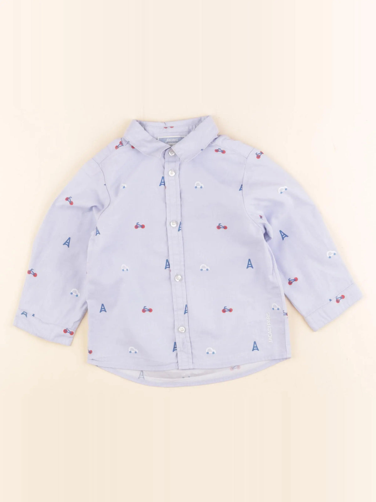 Jacadi - chemise bleu - 18 mois