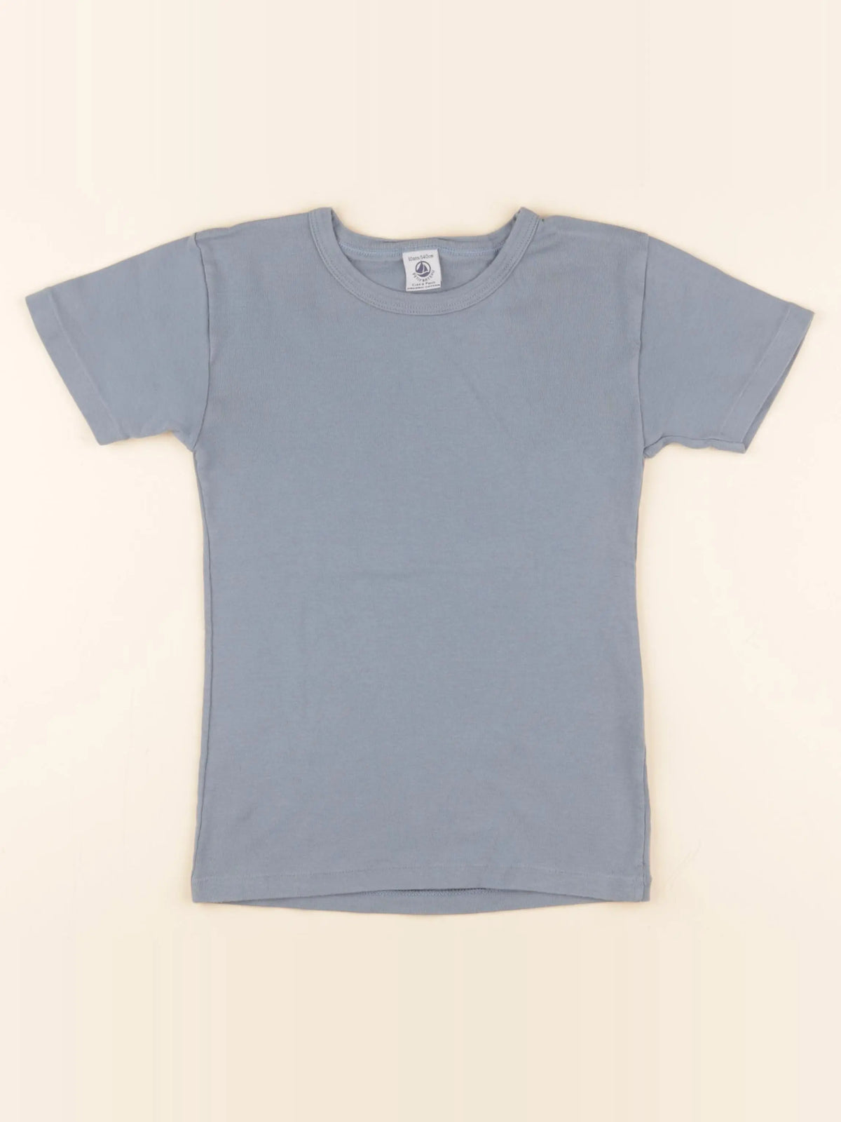 Petit Bateau - maillot de corps bleu - 10 ans
