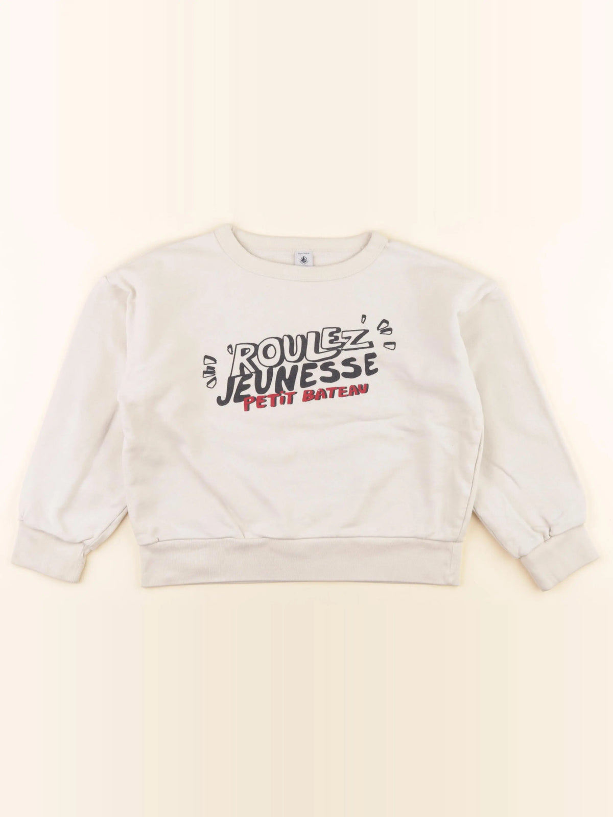 Petit Bateau - sweat gris - 10 ans