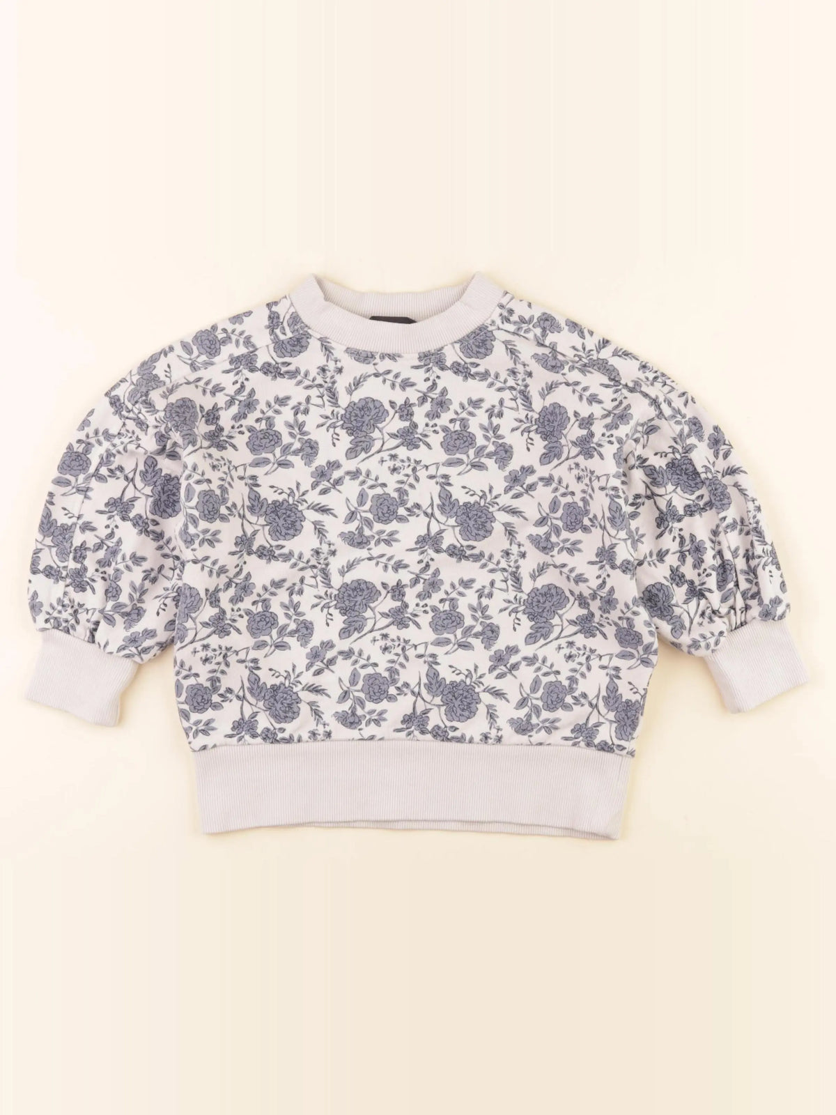 Monoprix - sweat bleu - 4 ans