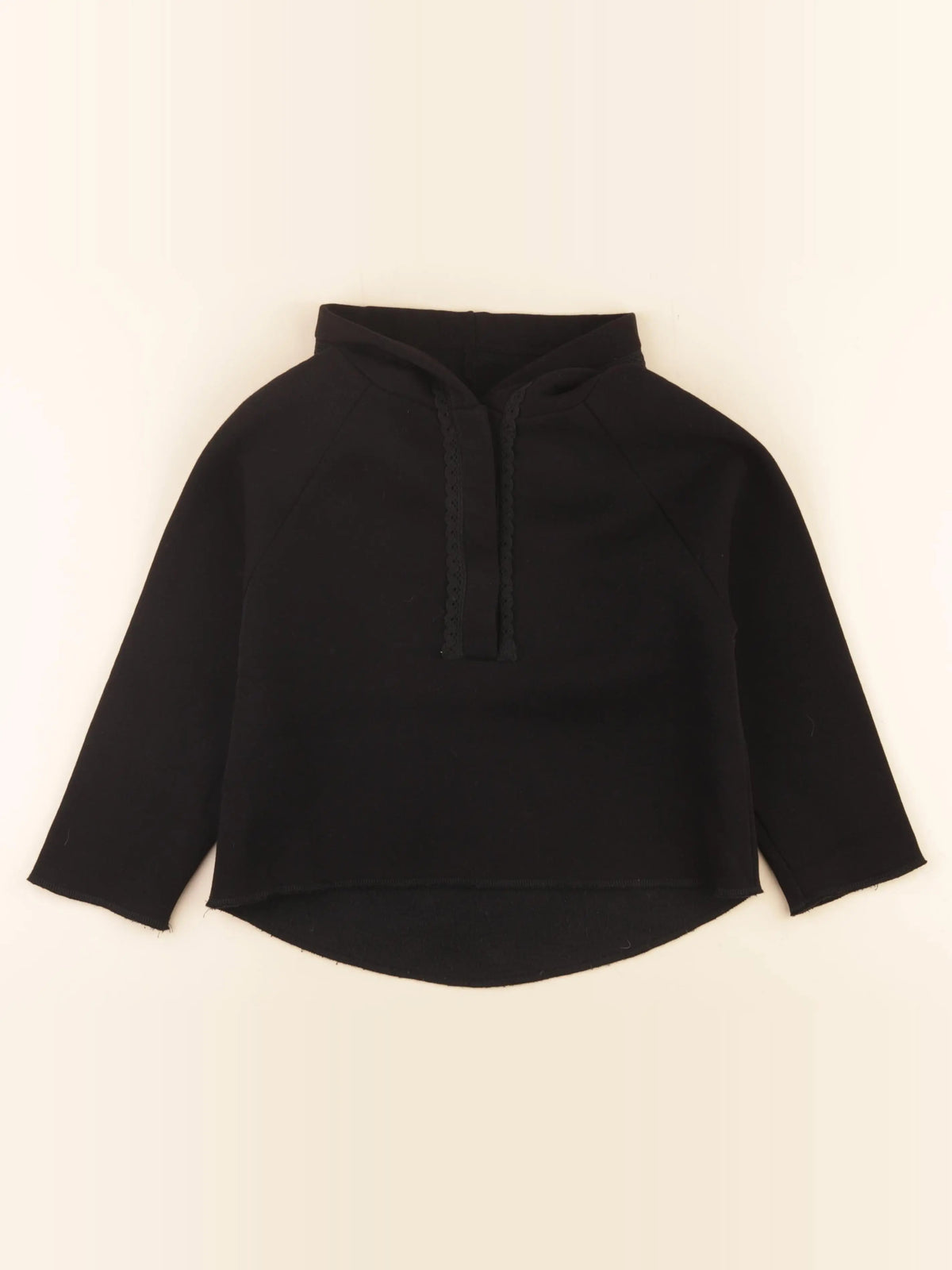Raumice - sweat noir - 6/8 ans