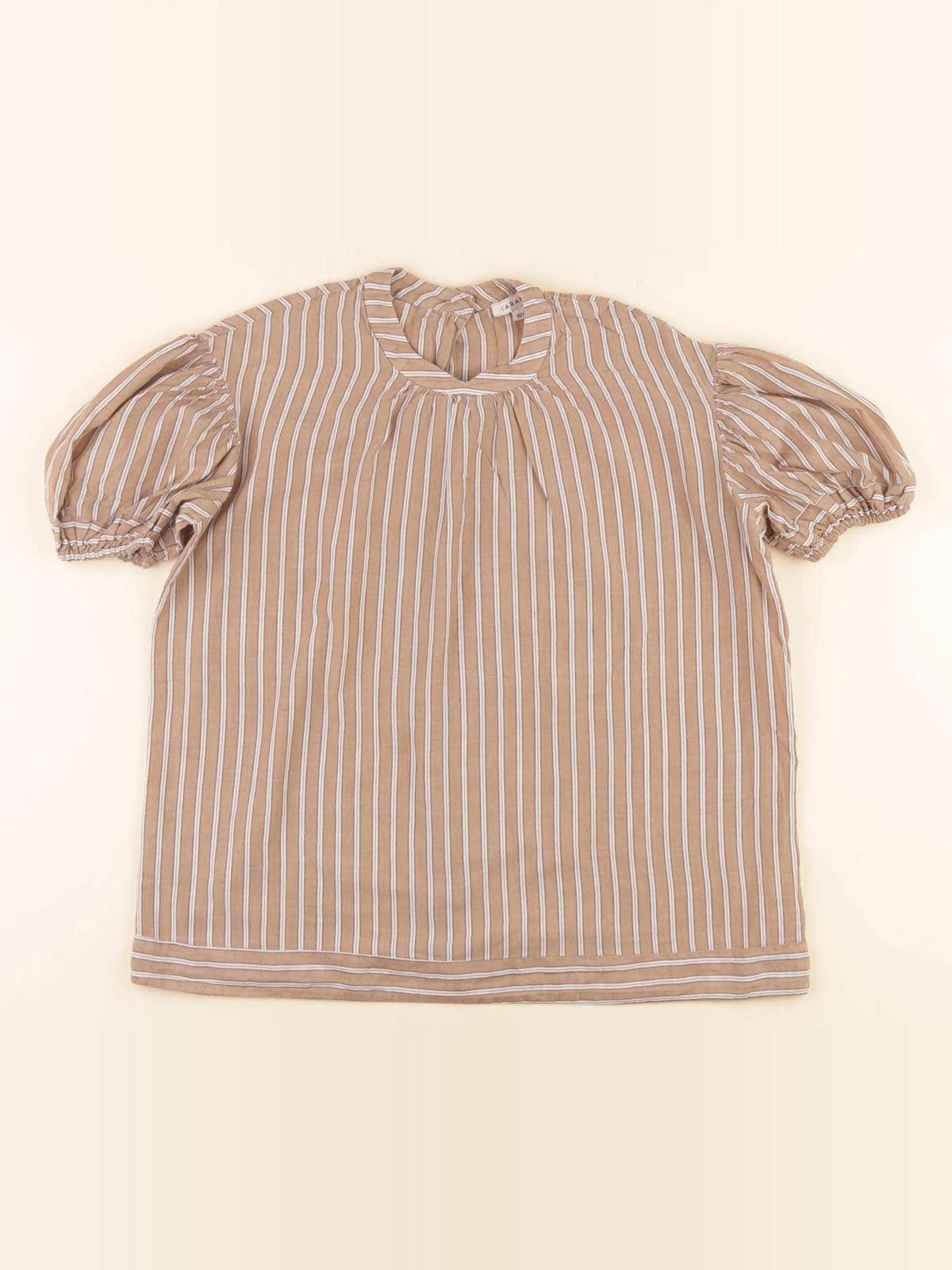 Caramel - tee-shirt marron - 10 ans