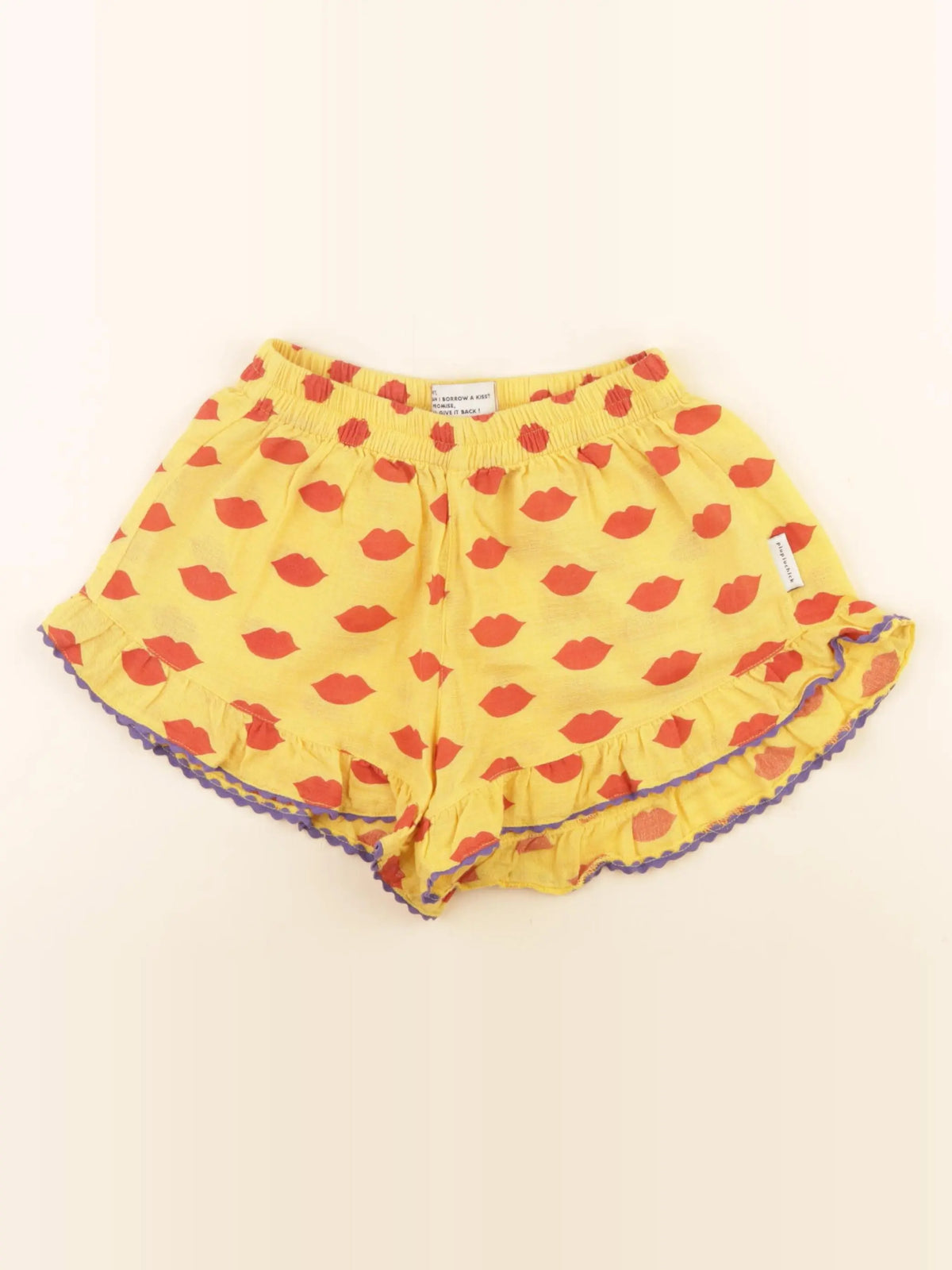 Piupiuchick - short jaune - 8 ans