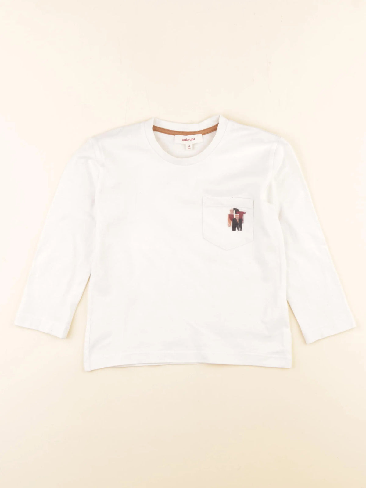 Catimini - tee-shirt blanc - 4 ans