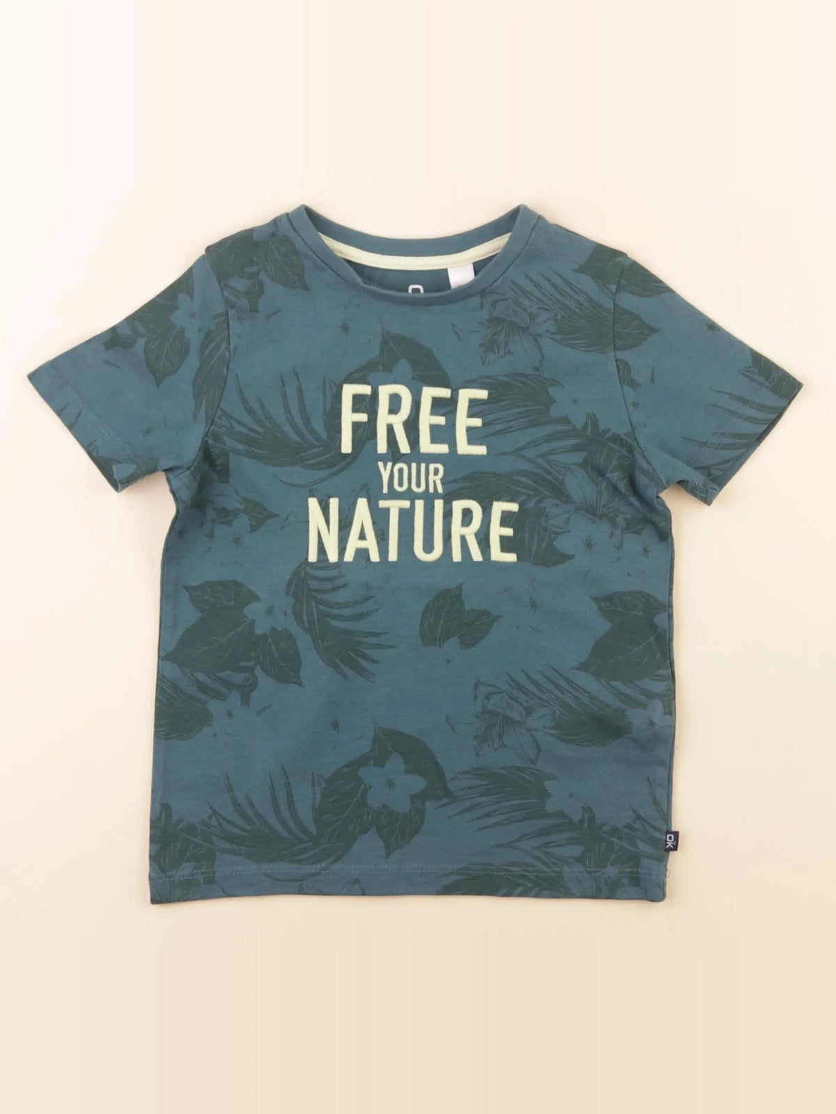 Okaidi - tee-shirt bleu - 4 ans