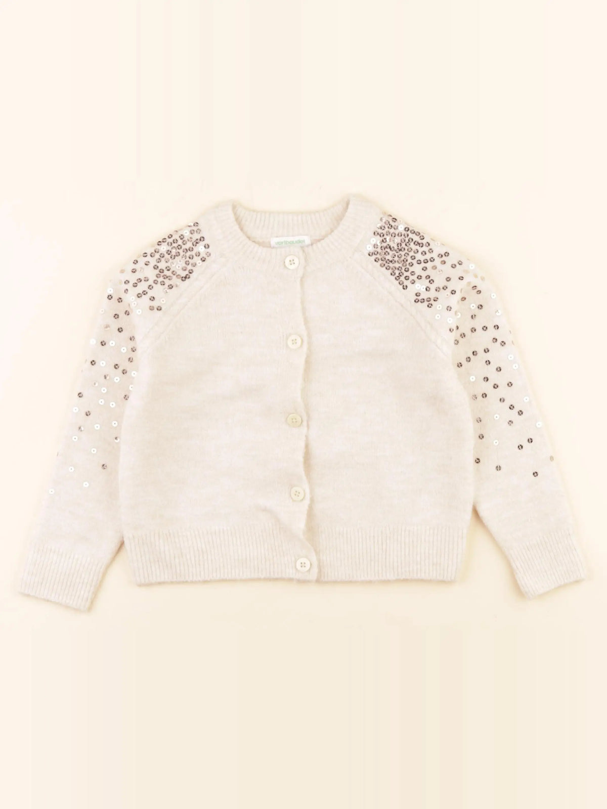 Vertbaudet - gilet beige - 3 ans