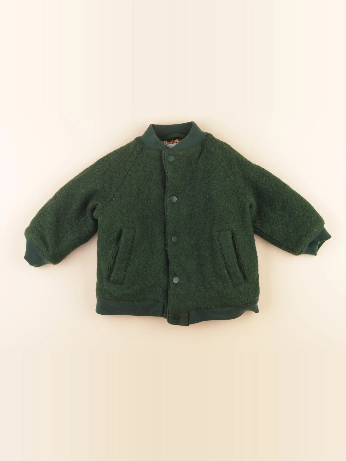 Vertbaudet - veste doublé vert - 5 ans