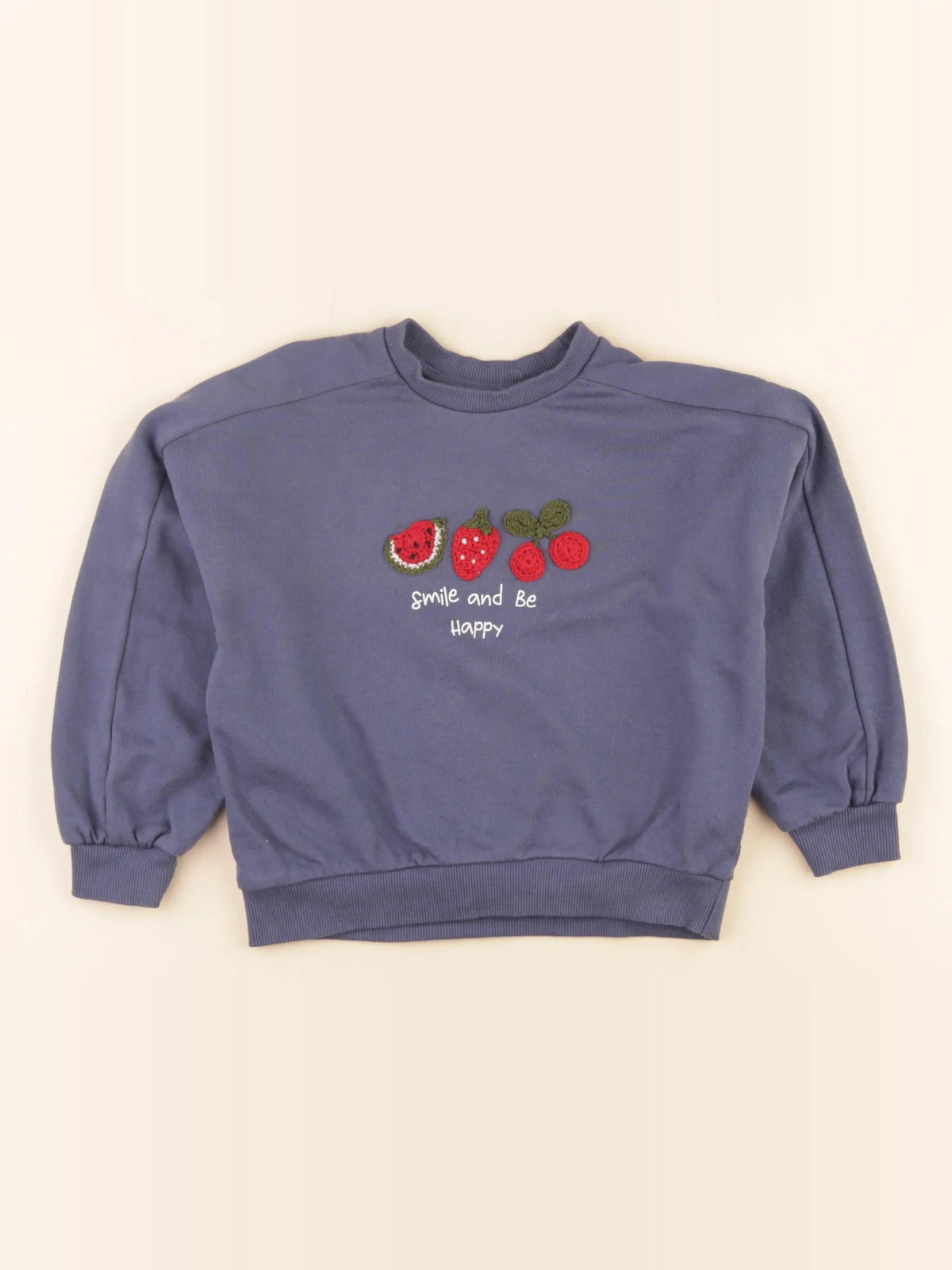 Vertbaudet - sweat bleu - 5 ans