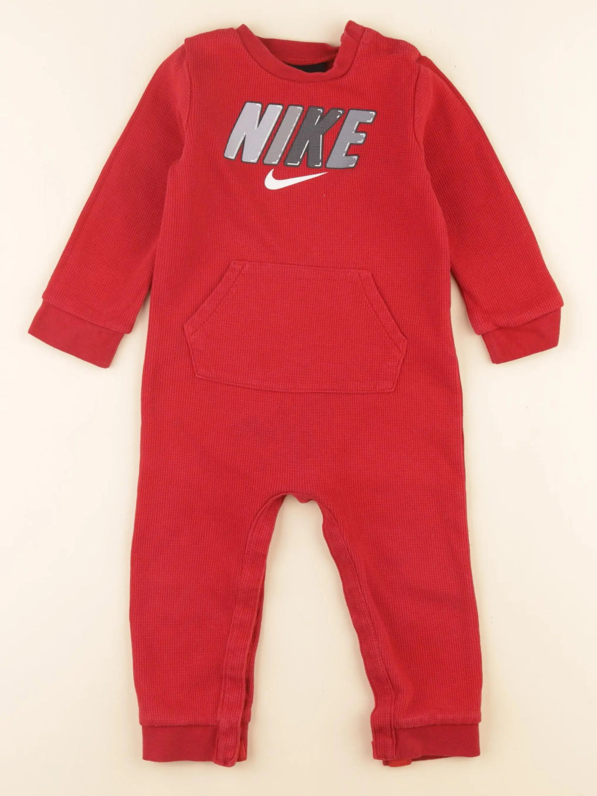 Nike - pyjama coton rouge - 24 mois