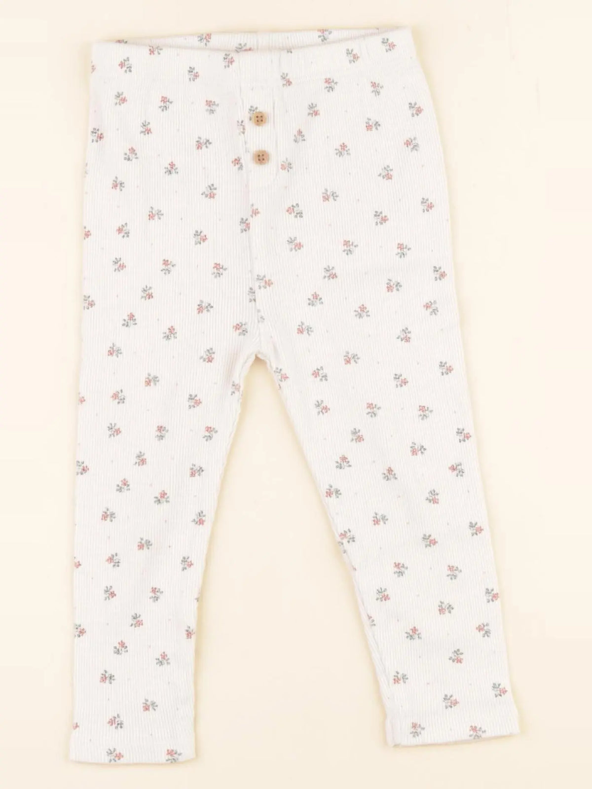 Vertbaudet - legging beige - 24 mois