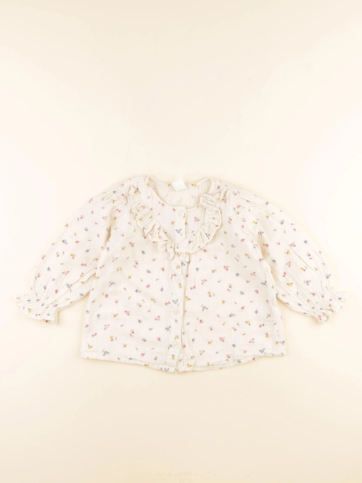 H&M - blouse beige - 2/3 ans