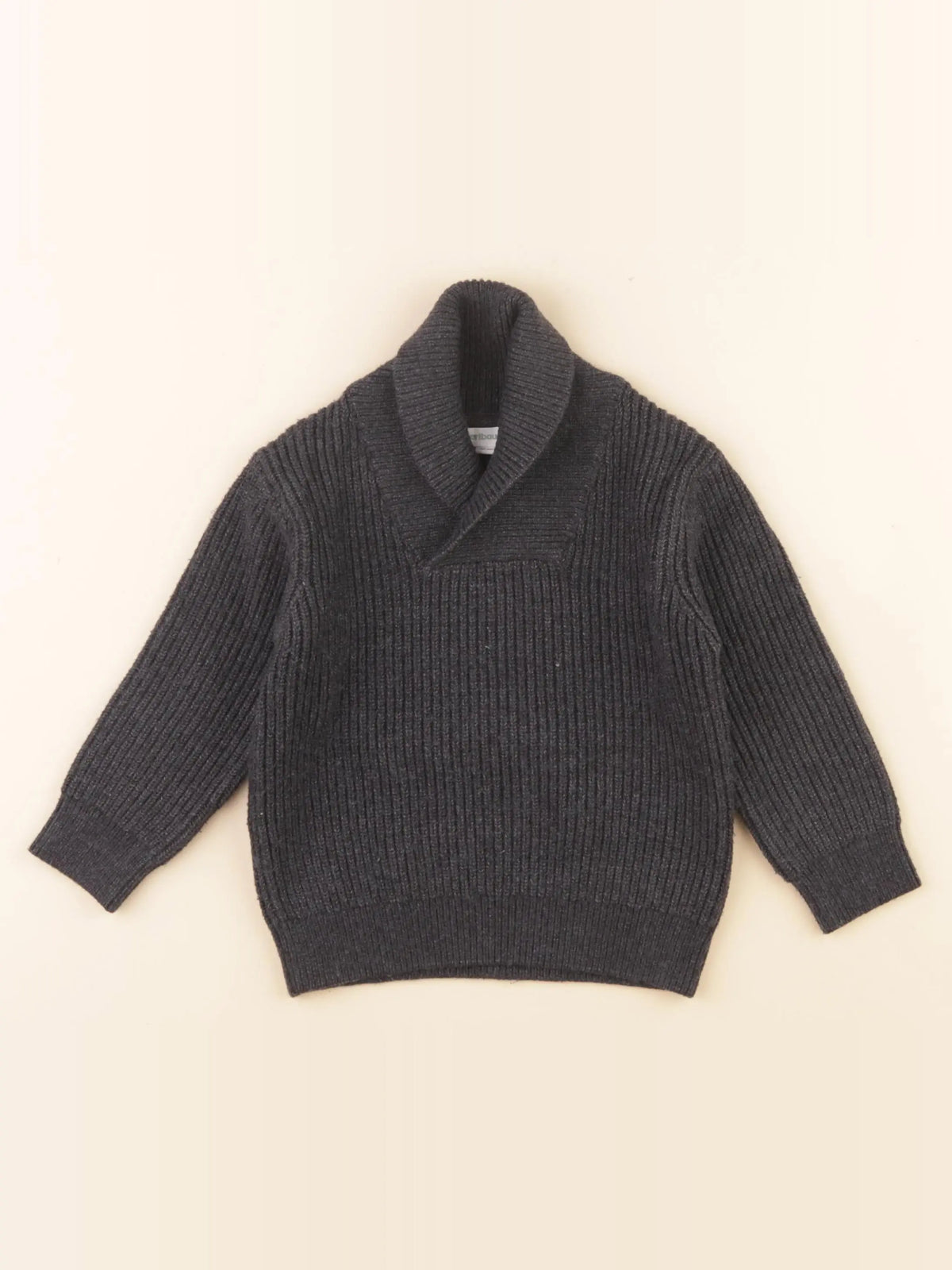 Vertbaudet - pull gris - 2/3 ans