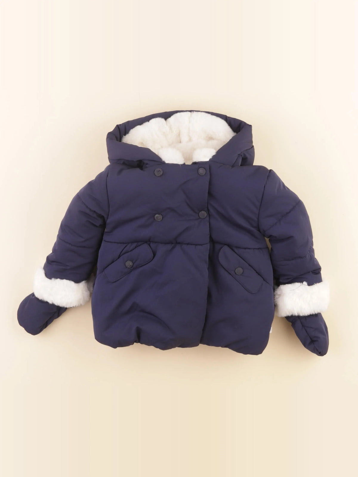Cadet Rousselle - manteau bleu - 1 mois
