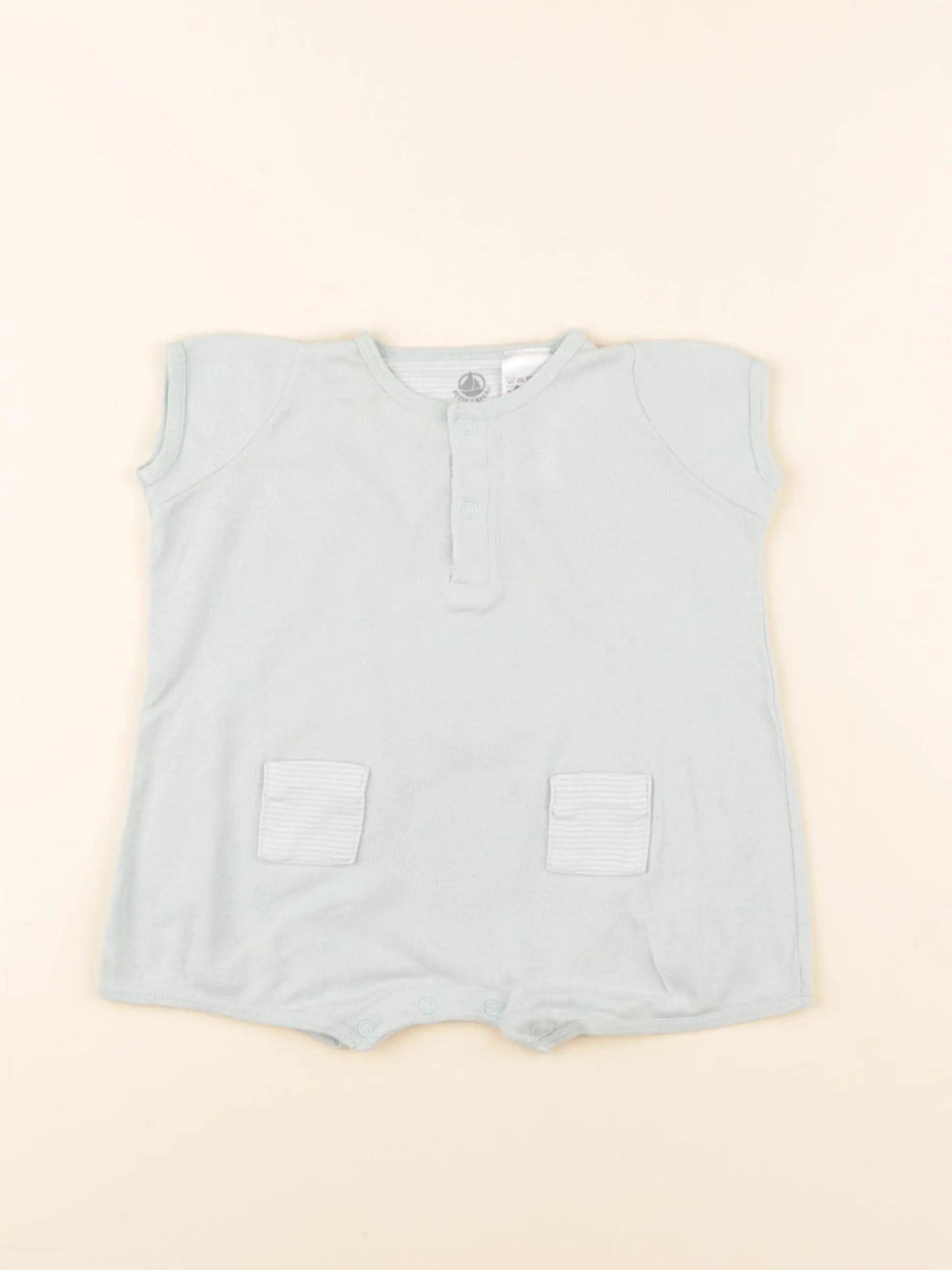 Petit Bateau - combinaison vert - 6 mois