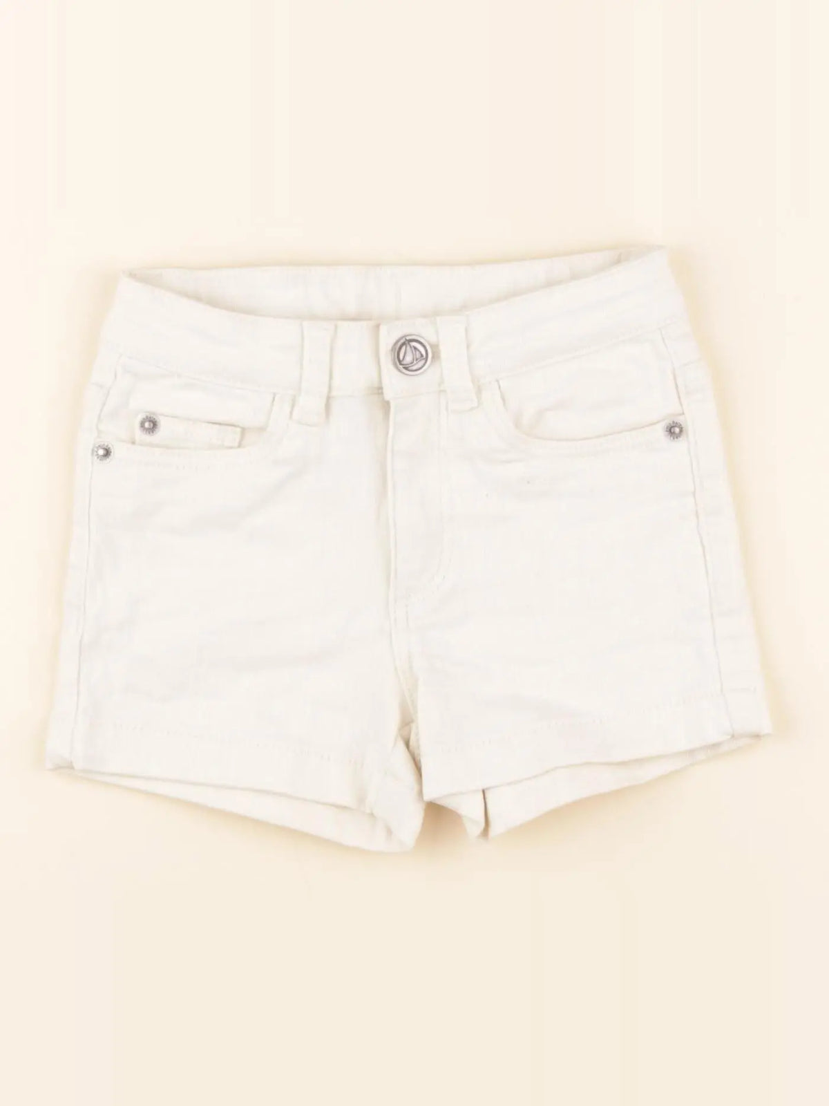 Petit Bateau - short blanc - 3 ans