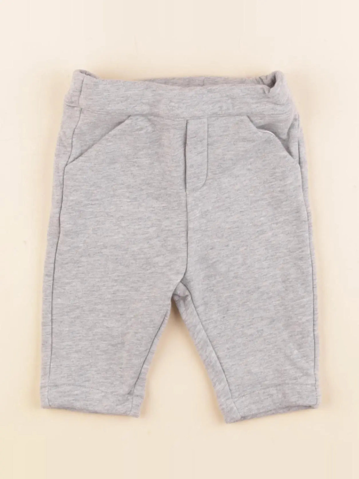 Jacadi - pantalon doublé gris - 6 mois