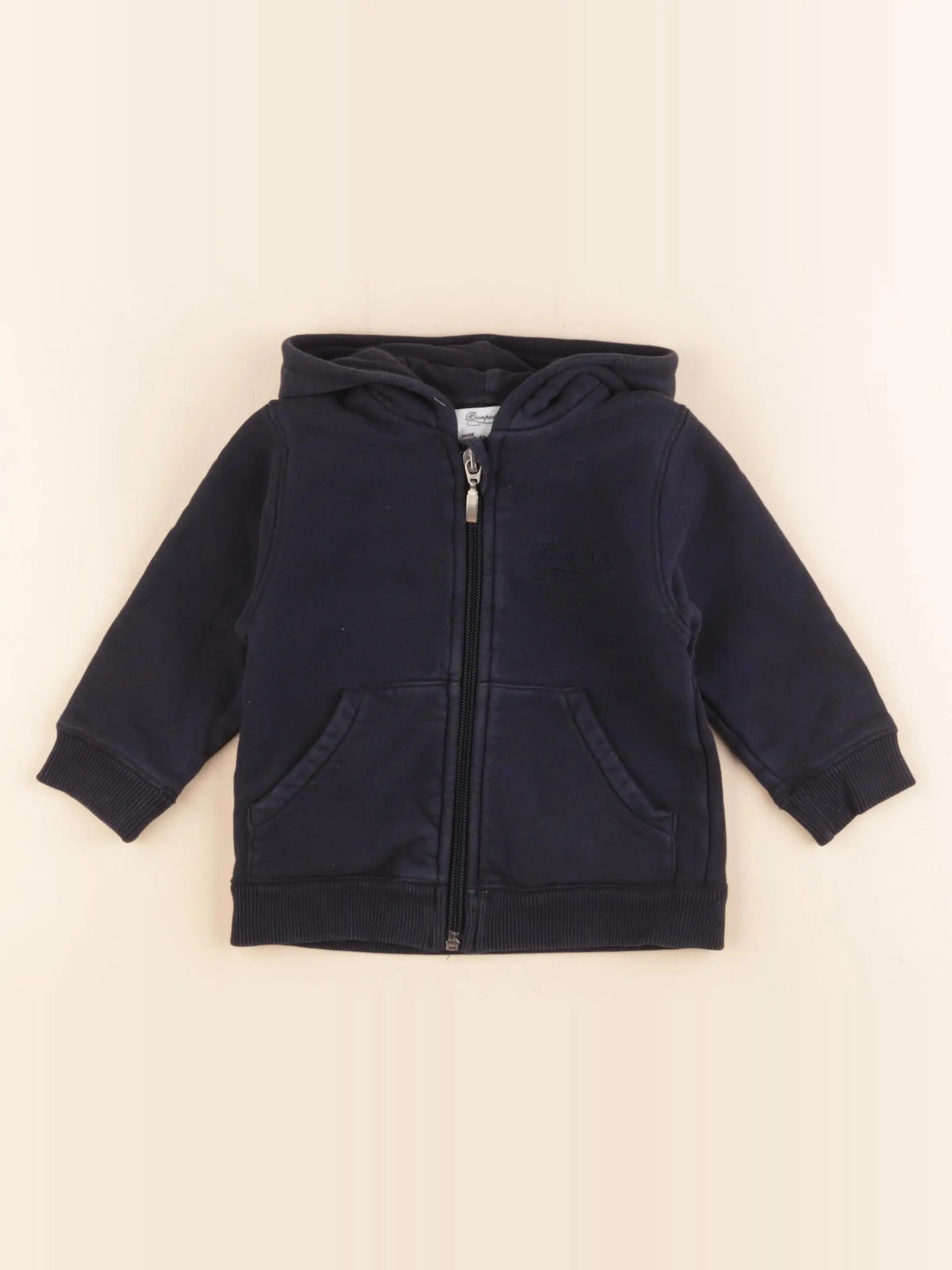 Bonpoint - sweat bleu - 12 mois