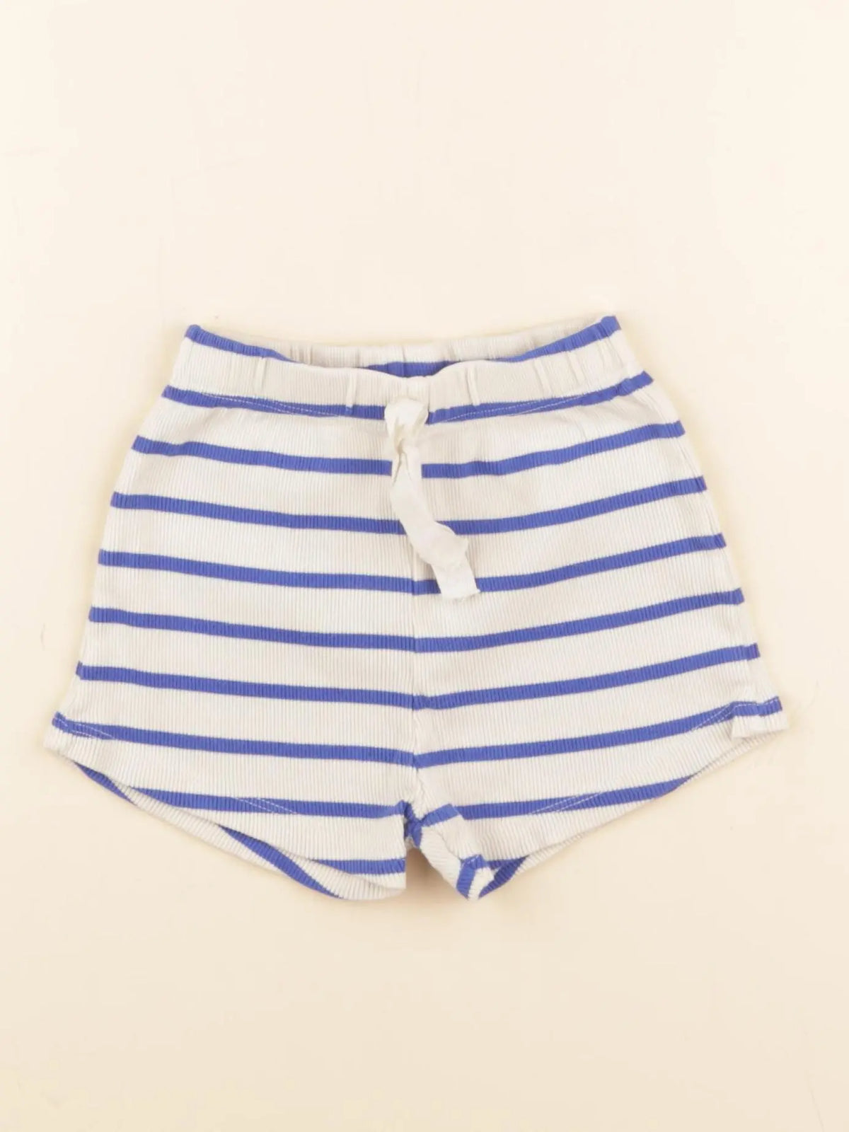 Petit Bateau - short bleu, blanc - 18 mois