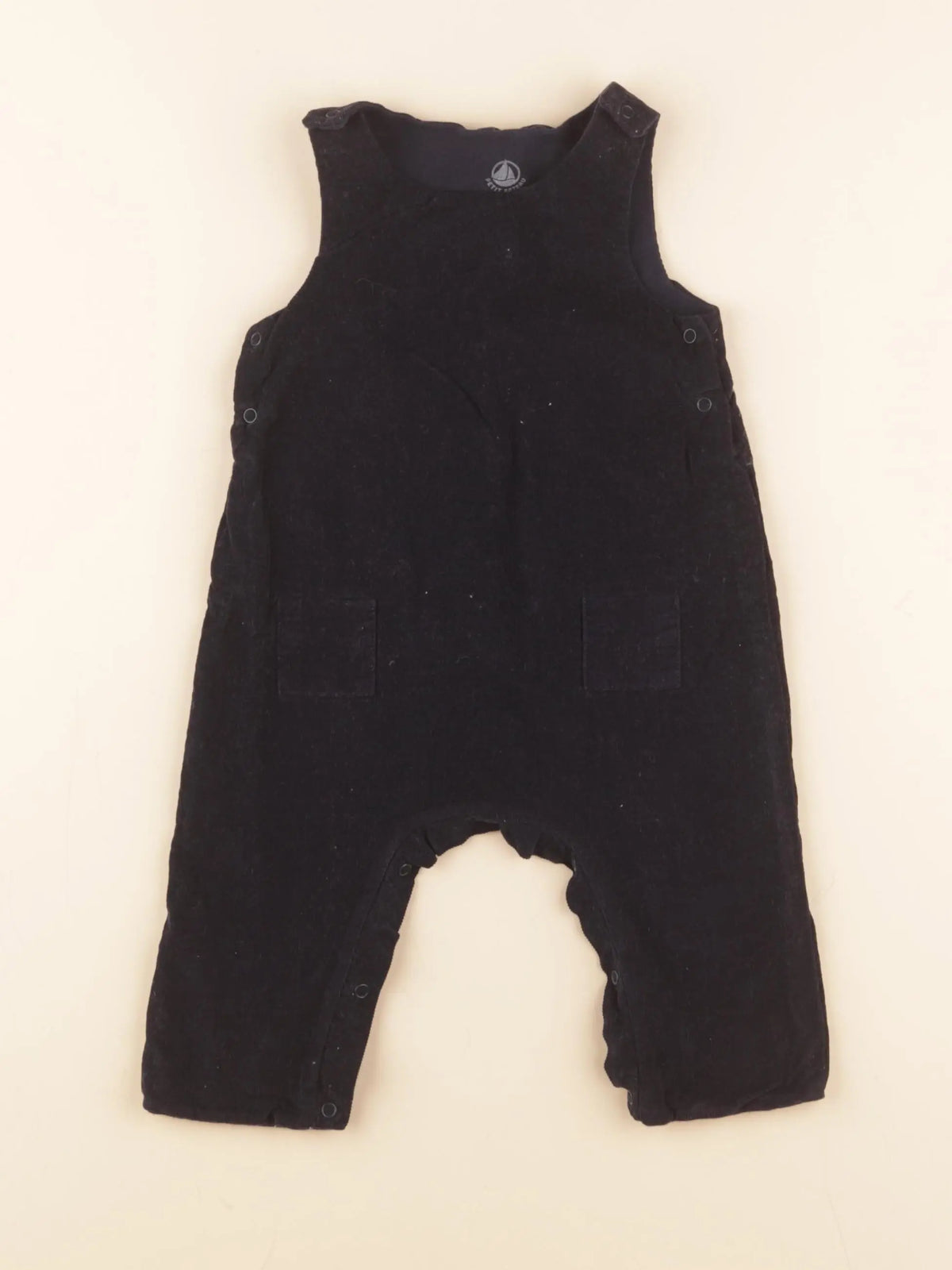 Petit Bateau - salopette bleu - 3 mois