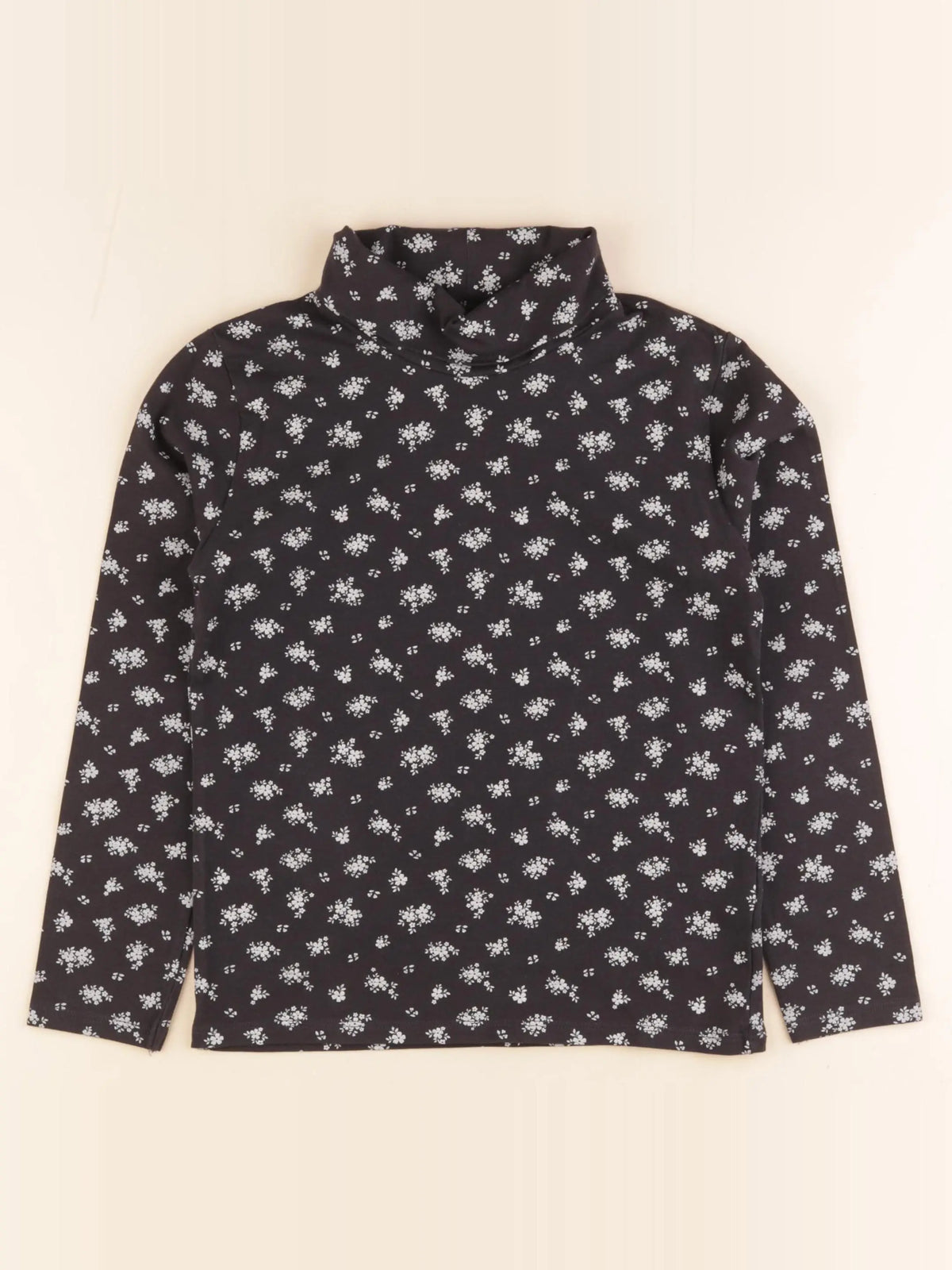 Vertbaudet - sous-pull gris - 8 ans