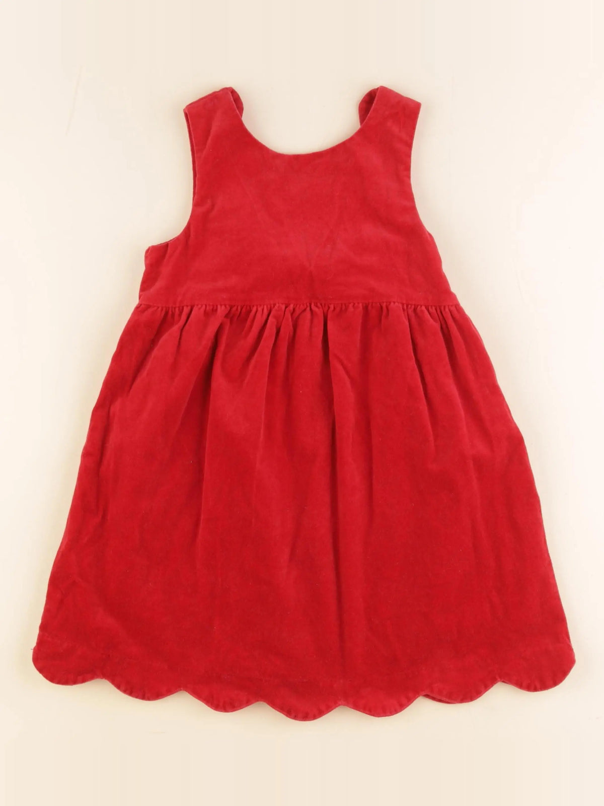 Vertbaudet - robe rouge - 5 ans