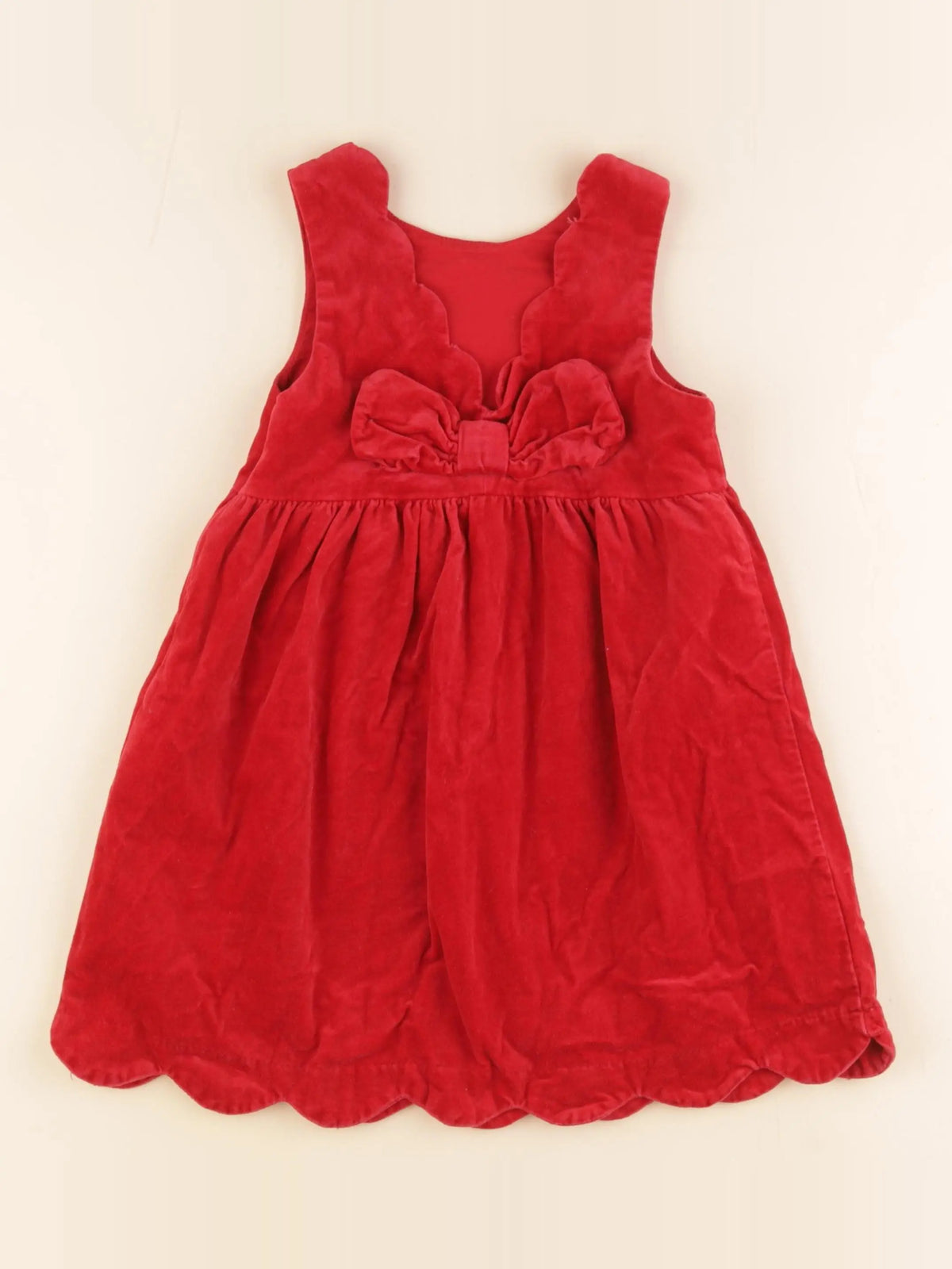 Vertbaudet - robe rouge - 5 ans