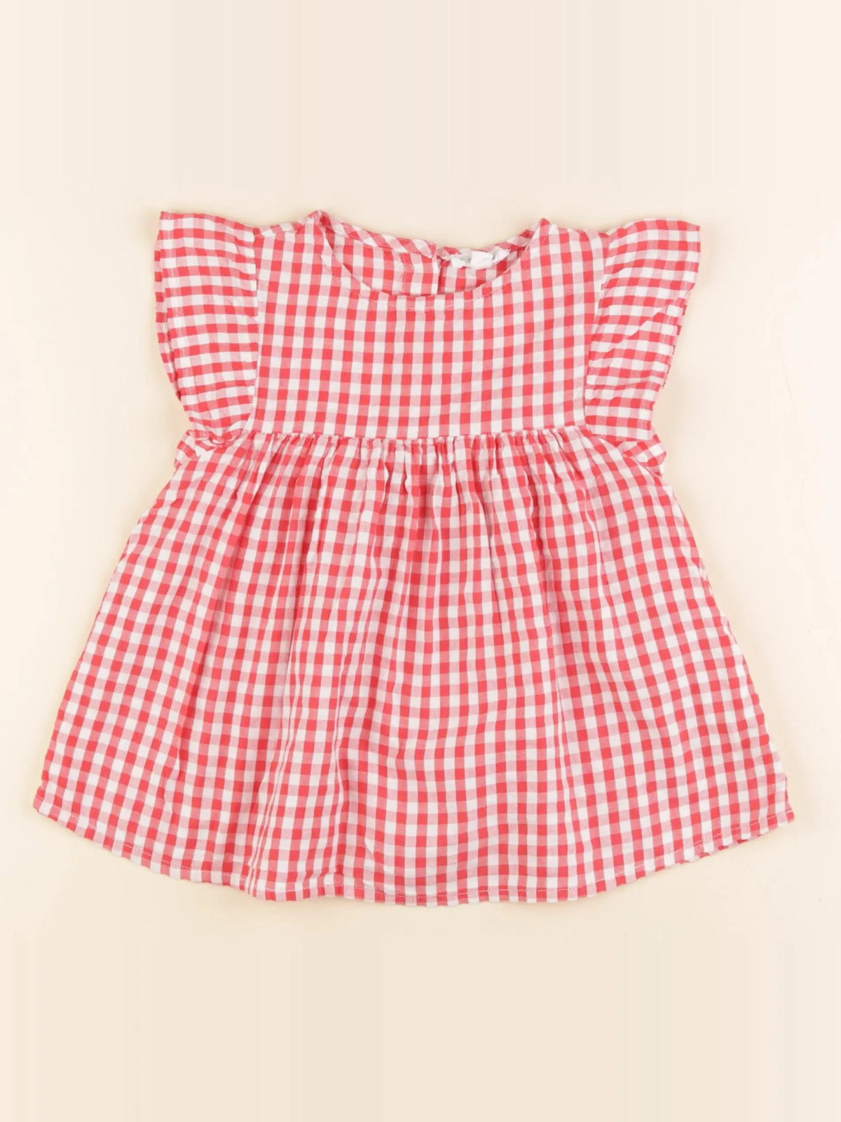 Vertbaudet - blouse rouge - 5 ans