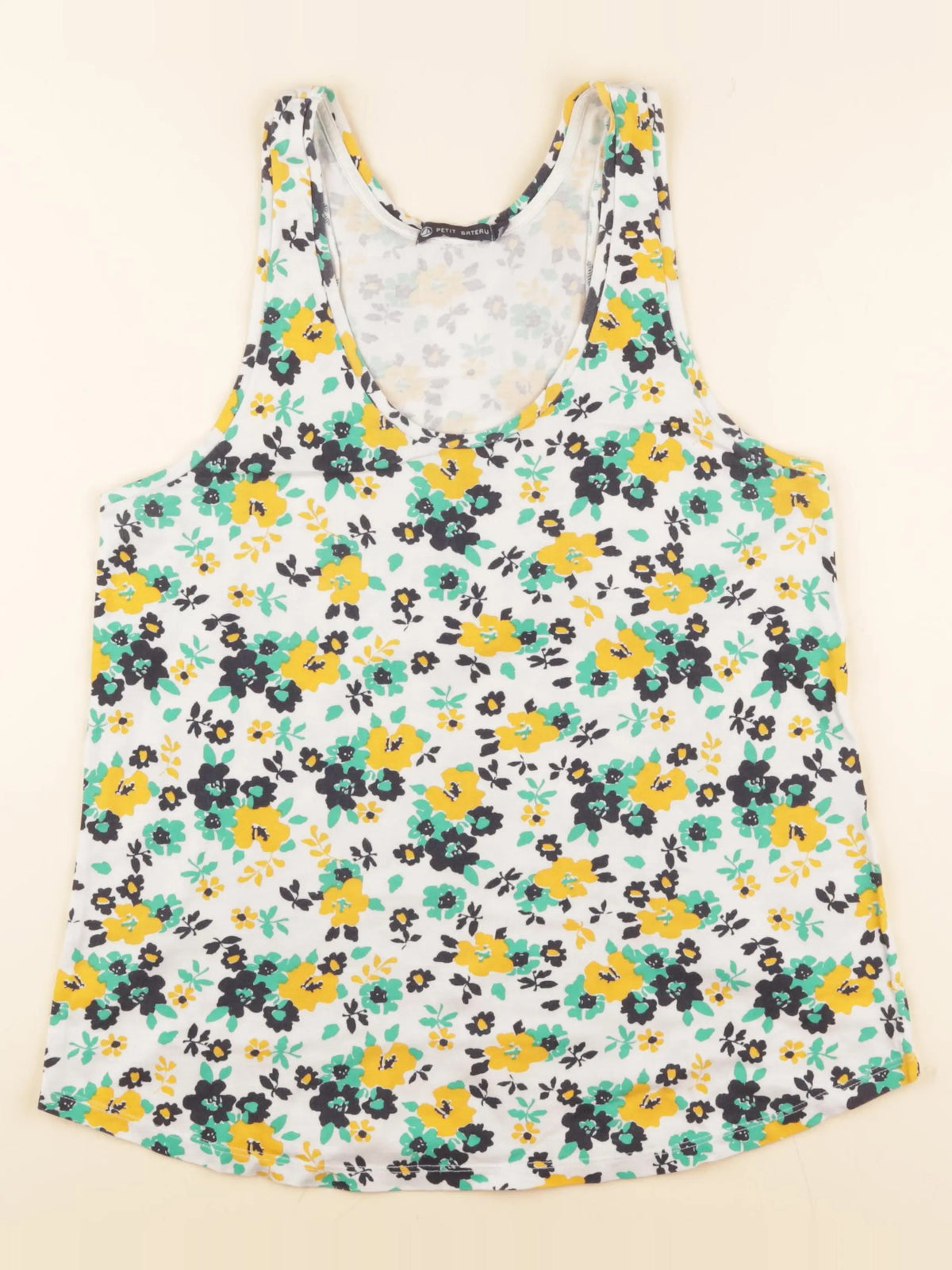 Petit Bateau - débardeur multicolore - 16 ans